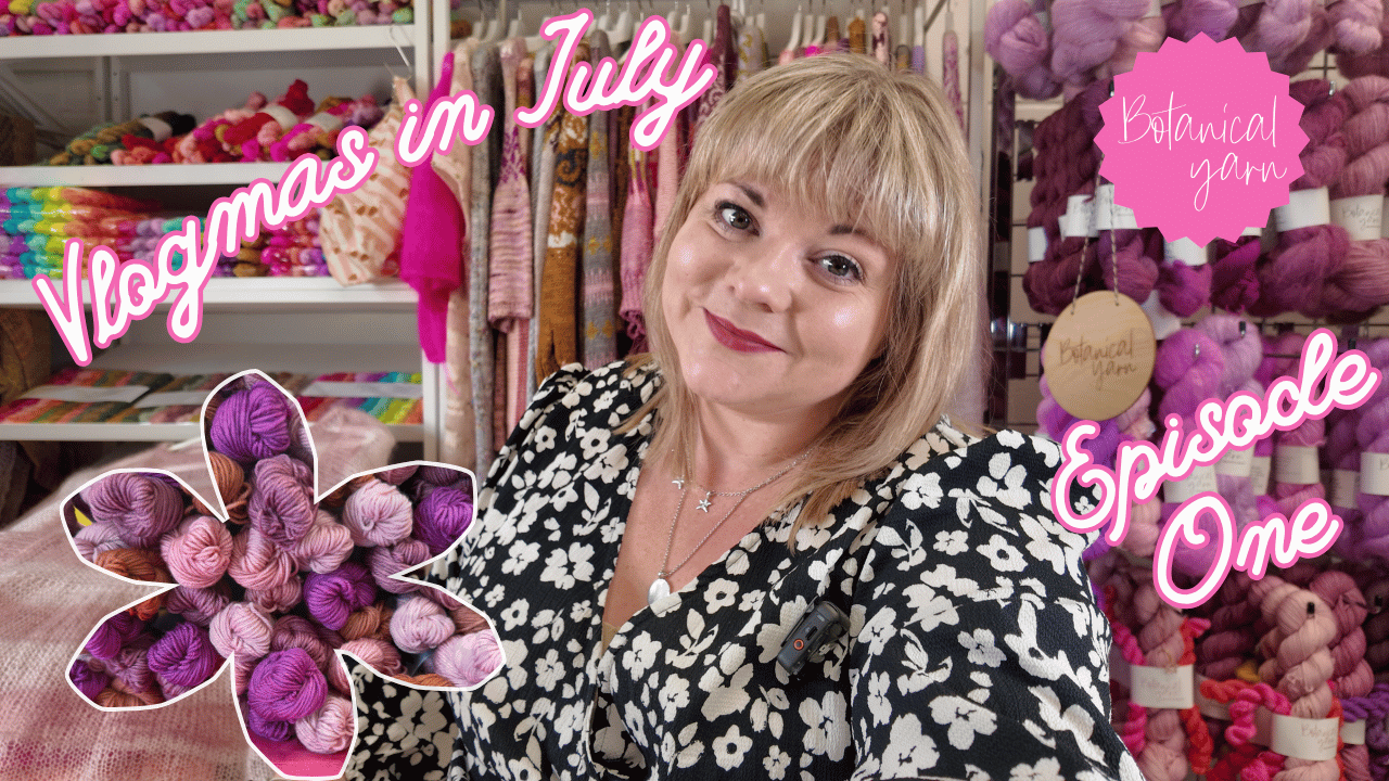 Vlogmas in July episode 1 - Help me pick Samples for Flock Fiber Festival