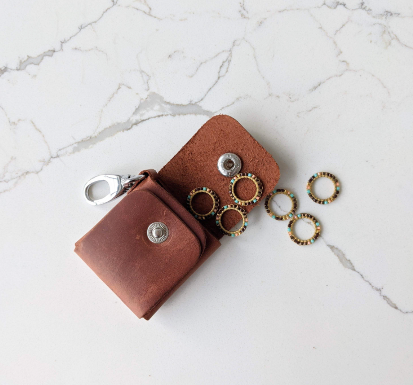 Thread & Maple - Leather Stitch Markers Case