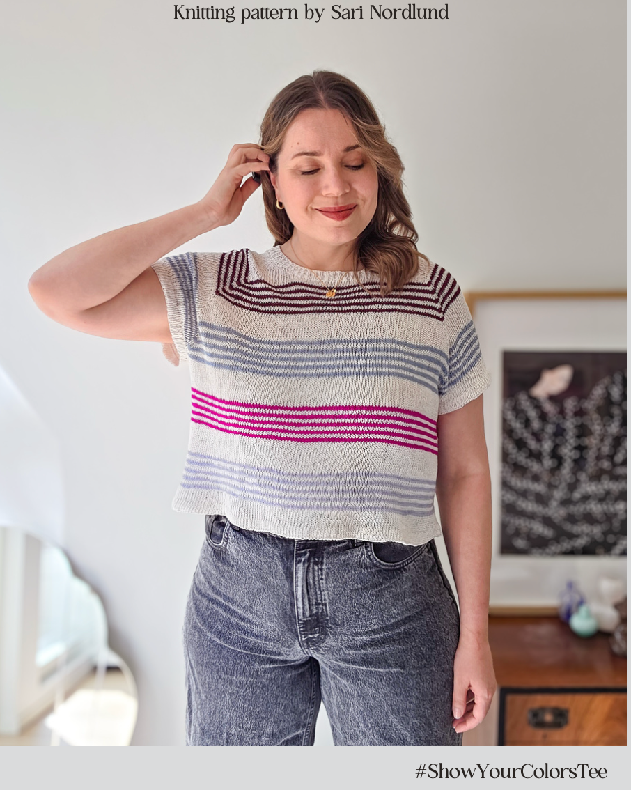 Show your Colours Tee Kit by Sari Nordlund #FlockAlong2026