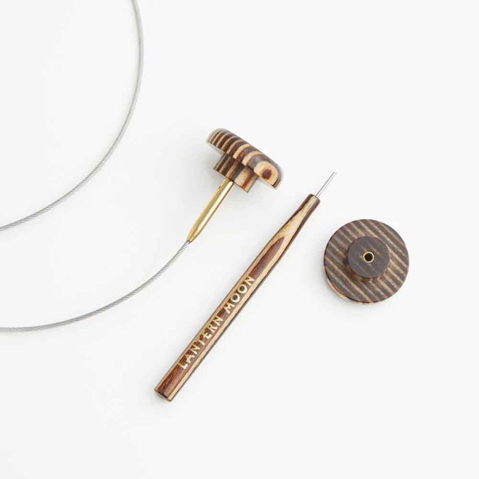 Preorder Lantern Moon Interchangeable Cables botanical yarn