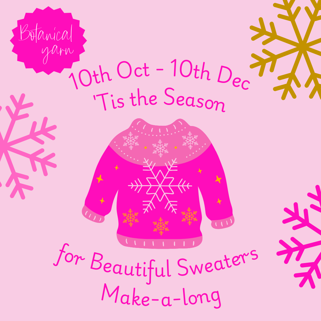 'Tis the season for beautiful sweaters make-a-long