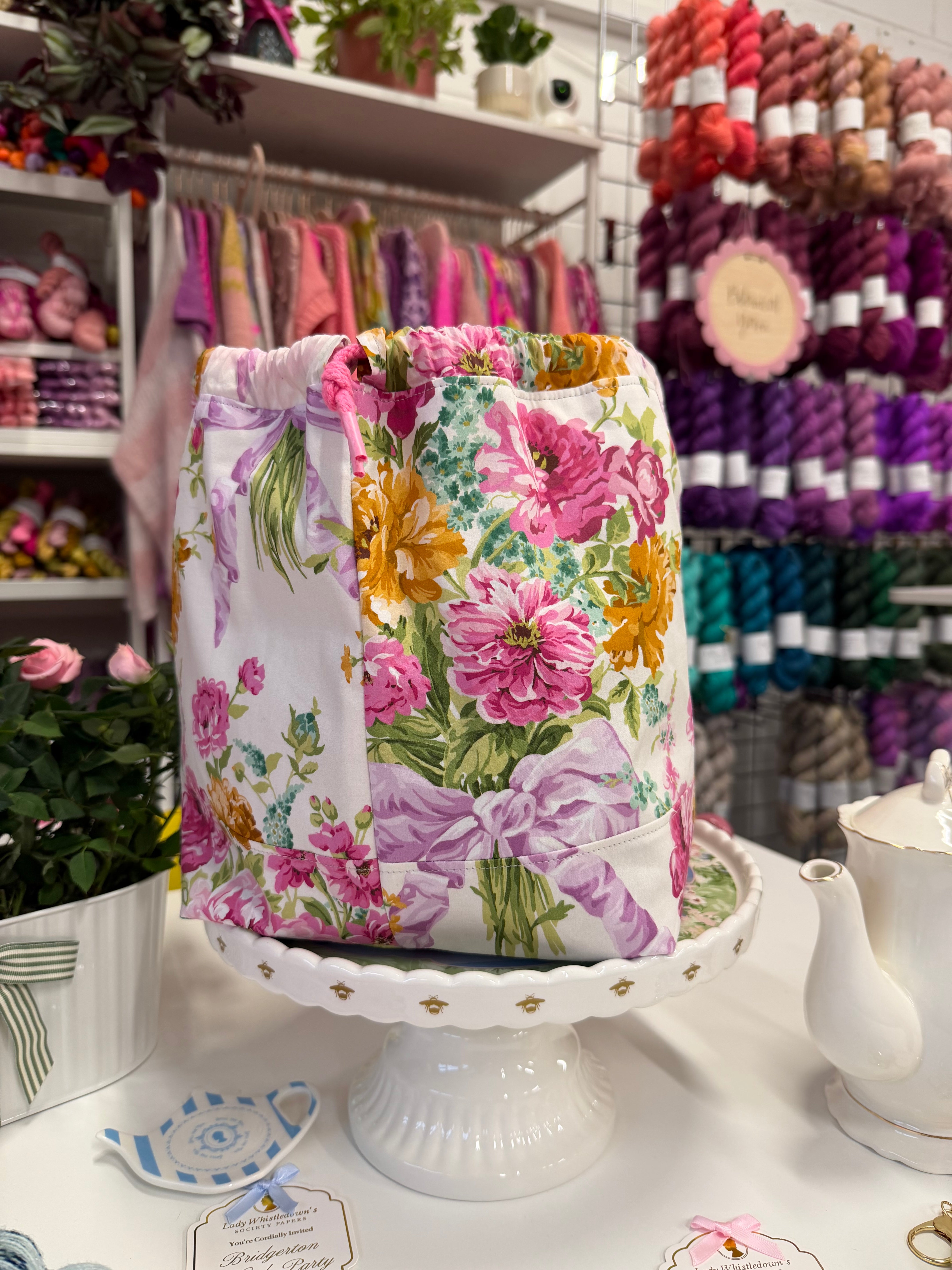 Made to order - Project Bag Style 01 - Liberty London Bridgerton Bouquet