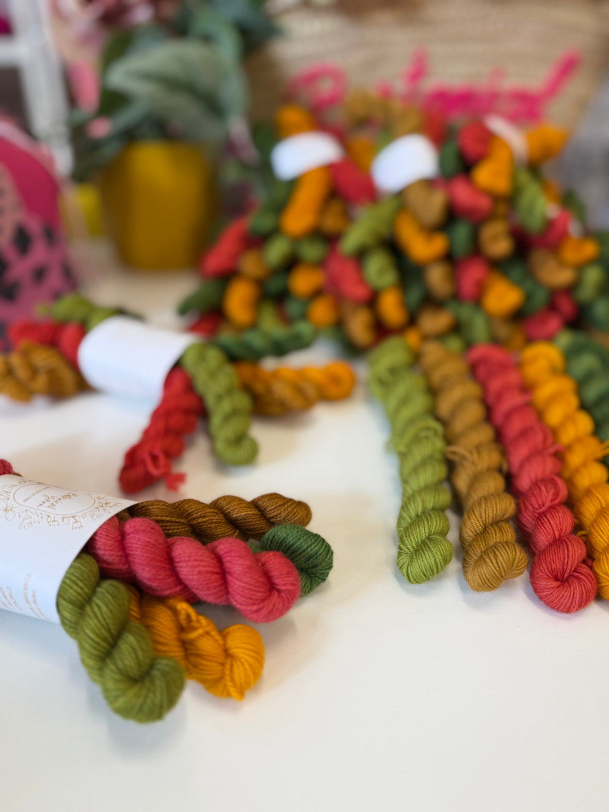 Dyed to order - A Woolen Affair - Leaf Peeping 5 x 20g Mini Skein Set