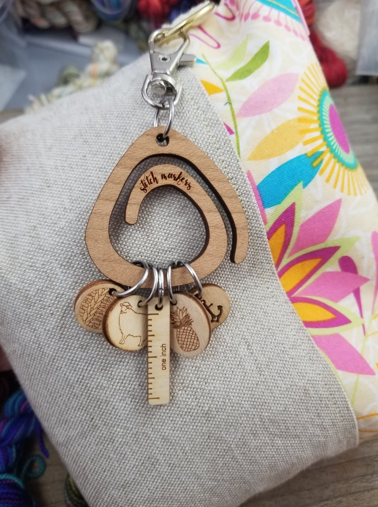 Katrinkles Stitch Marker Holder Fob Clip