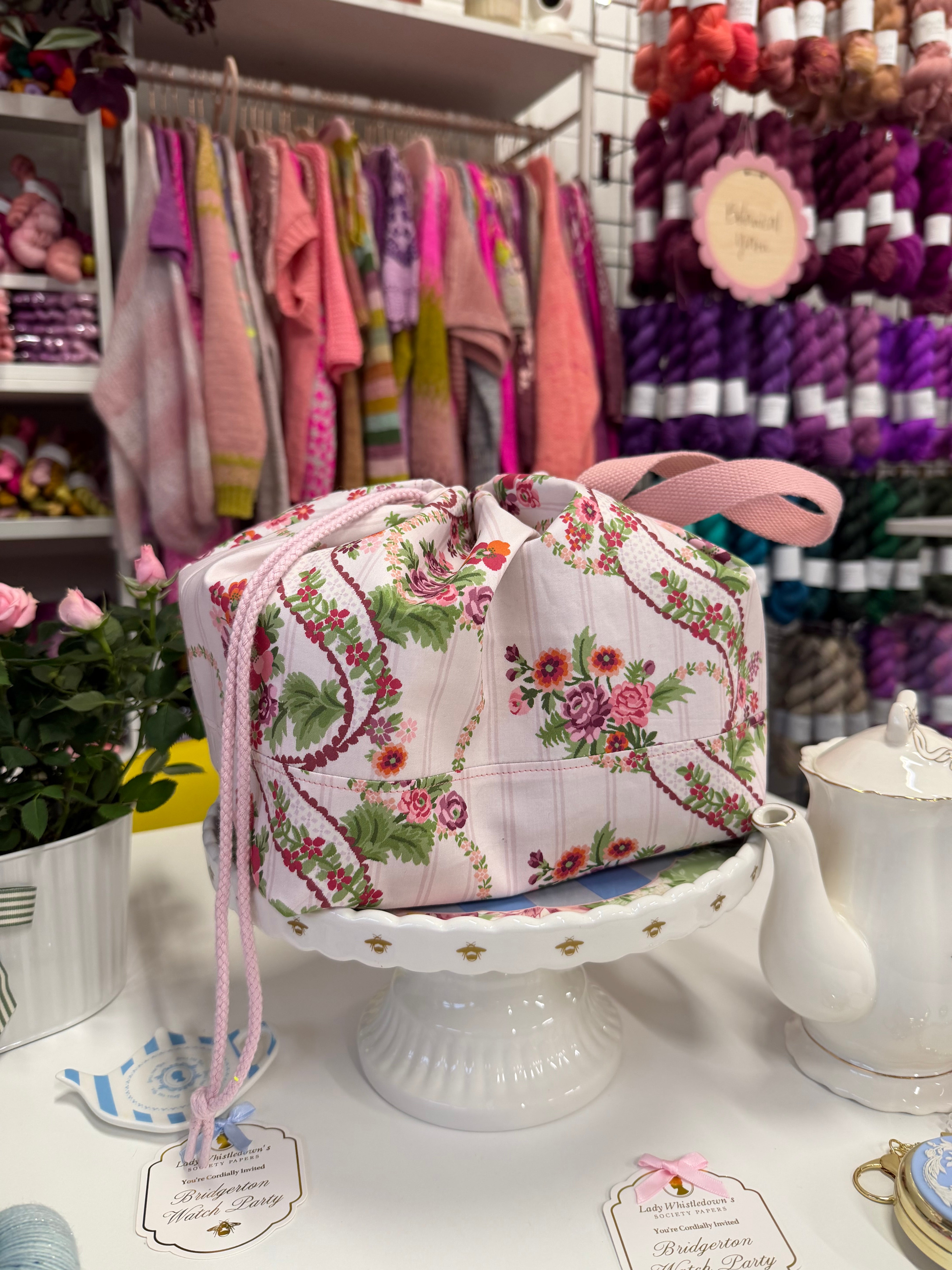 Made to order - Project Bag Style 01 - Liberty London Bridgerton Rose