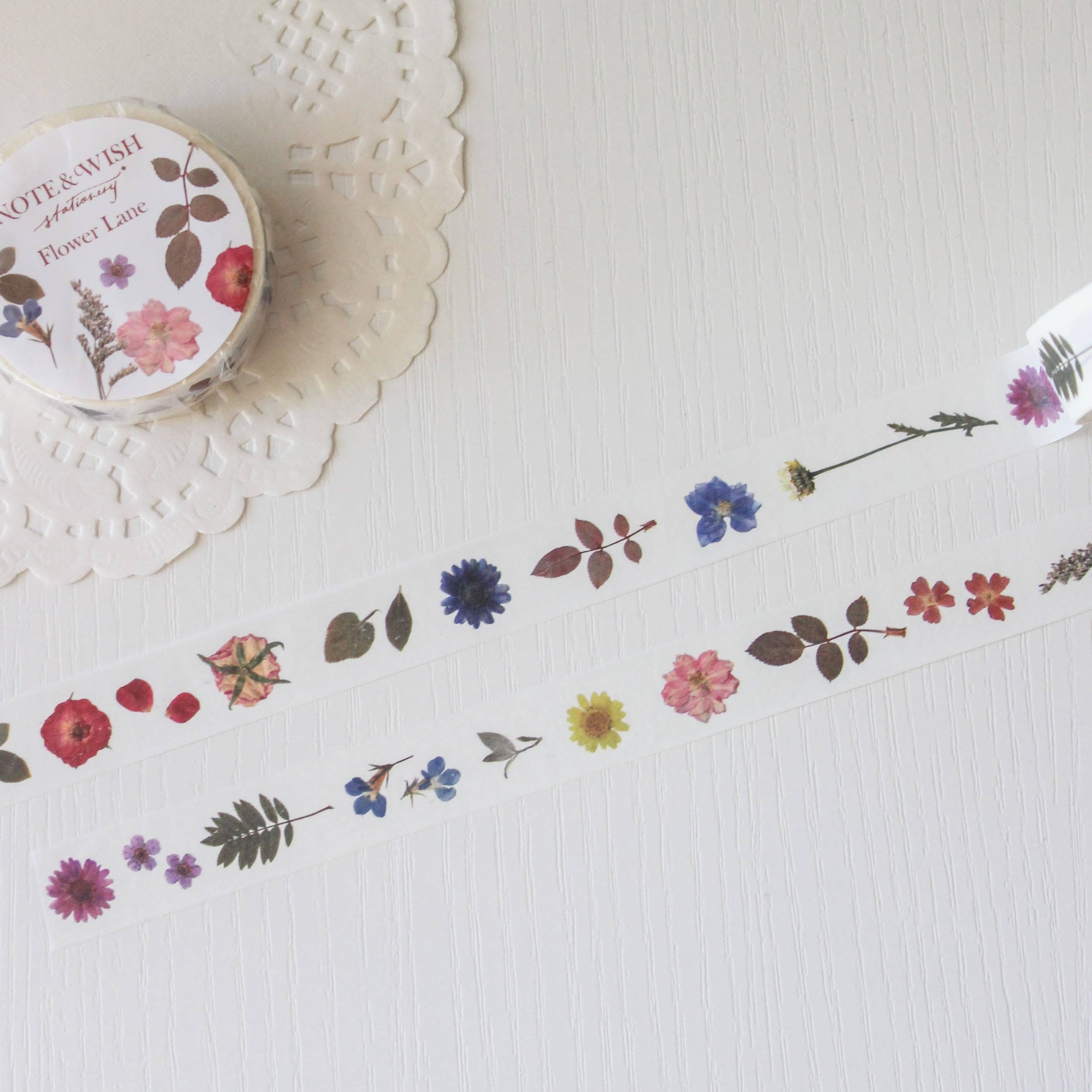Pressed Flowers Washi Tape - Flower Lane Washi