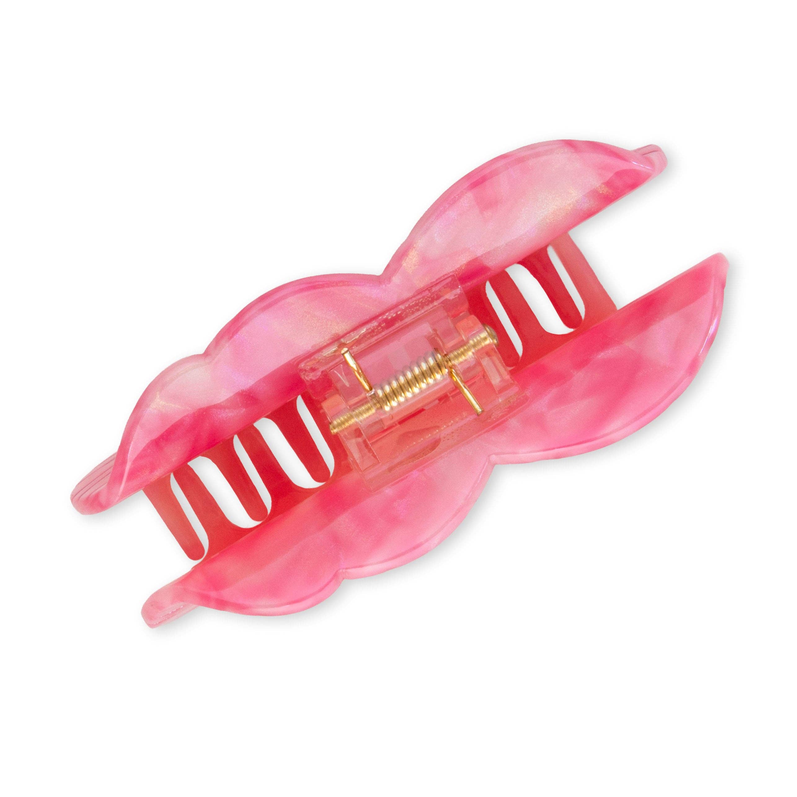 Pink Yarn Skein Hair Claw Clip