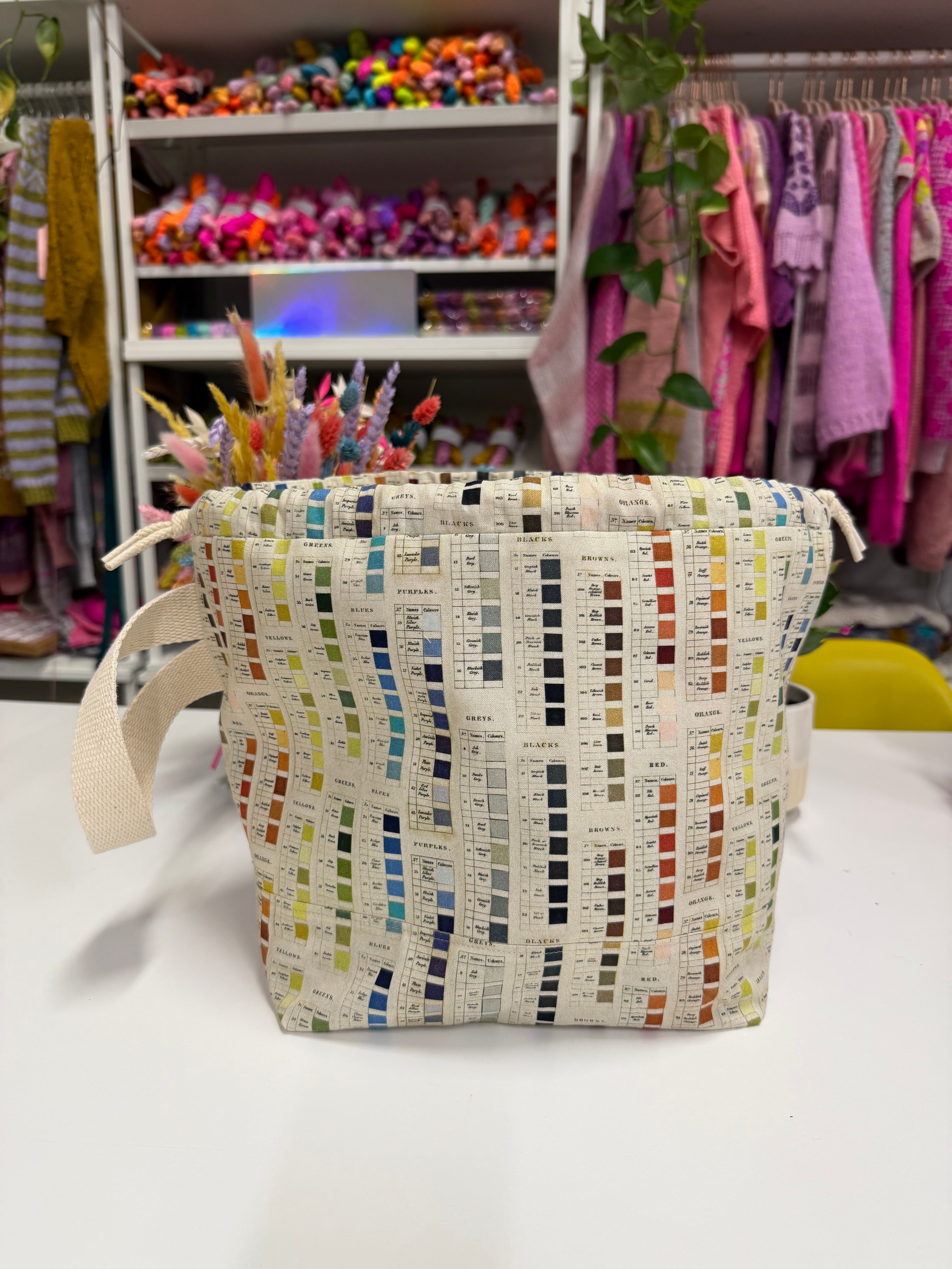 READY TO SHIP -  Project Bag Style 01 - Colour Chart