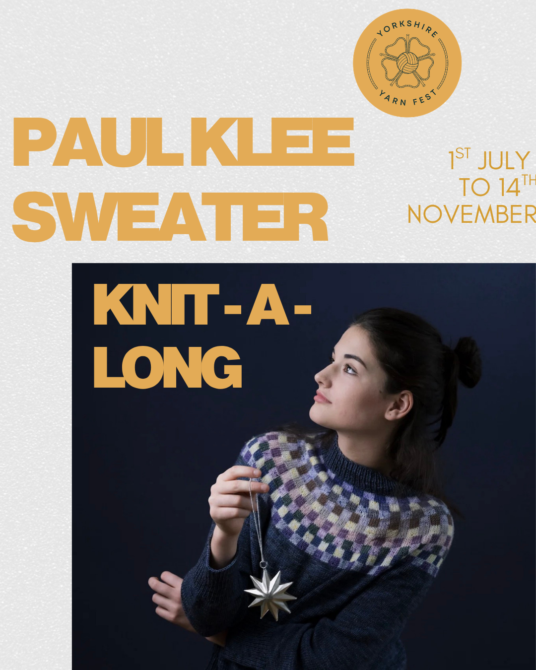 Paul Klee Sweater Kits - Knit-a-long for Yorkshire Yarn Fest