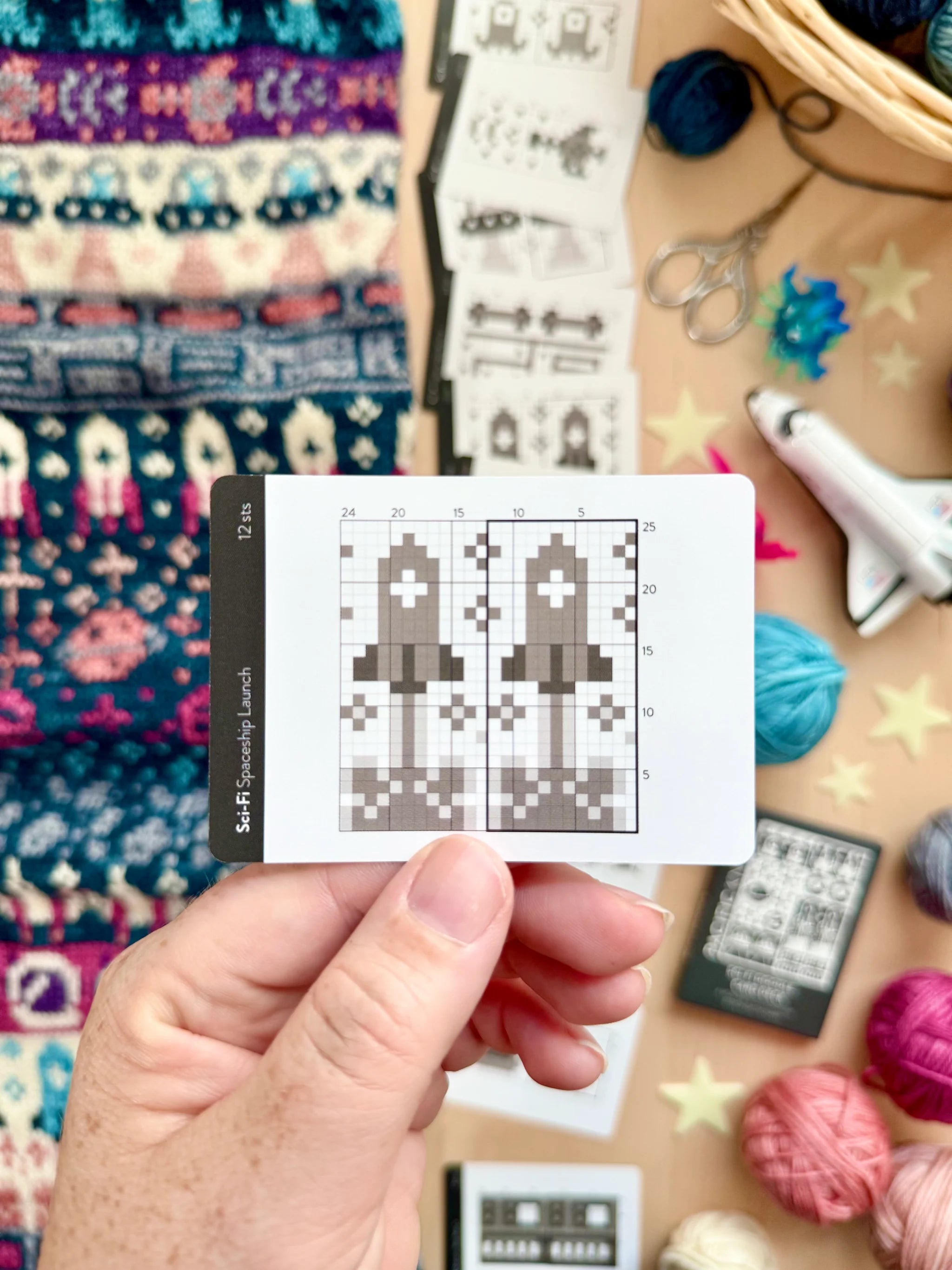 Sci-Fi Doodle Deck by Pacific Knit Co
