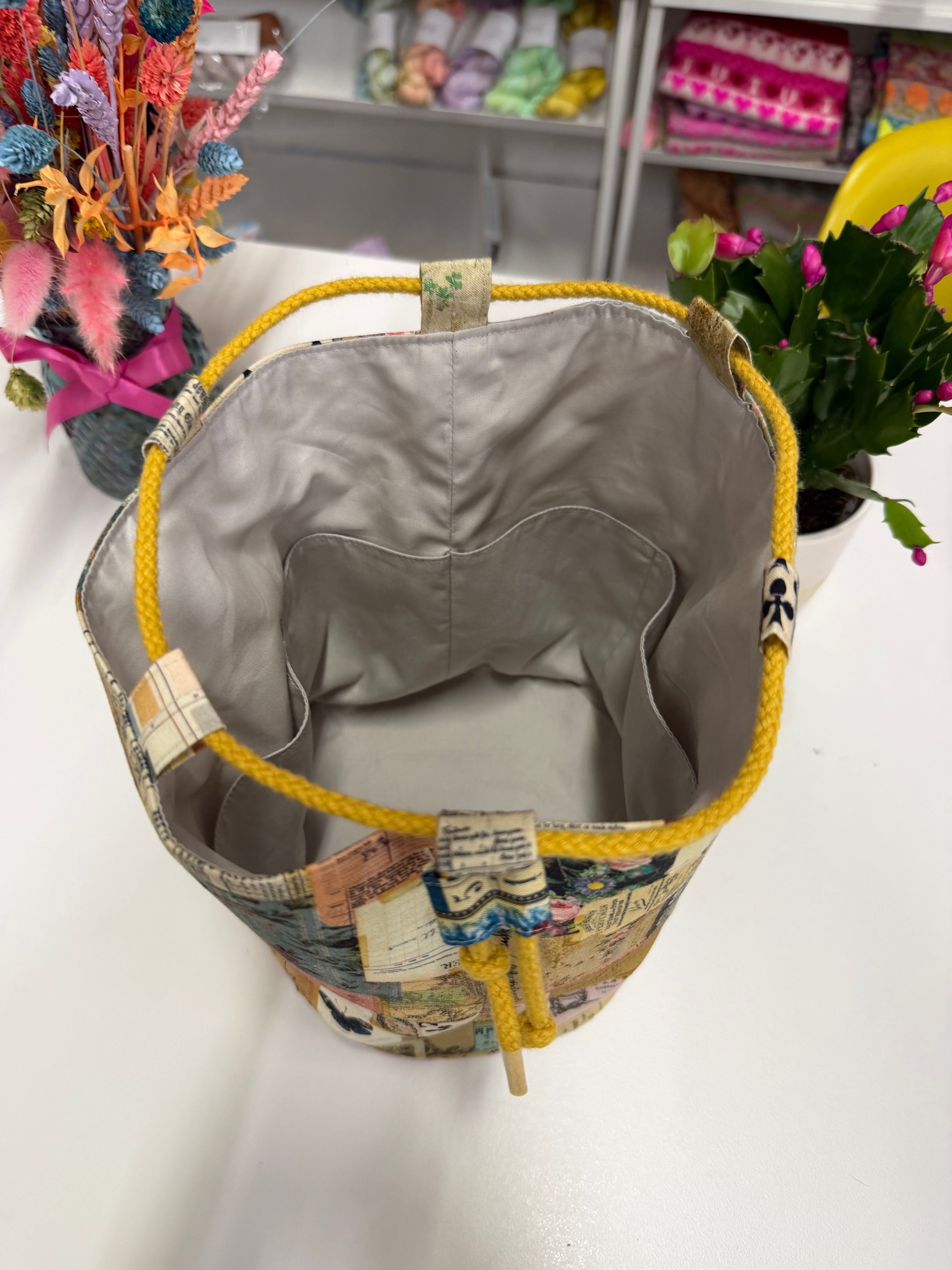 Made to order - Project Bag Style 05 - Journal Patchwork