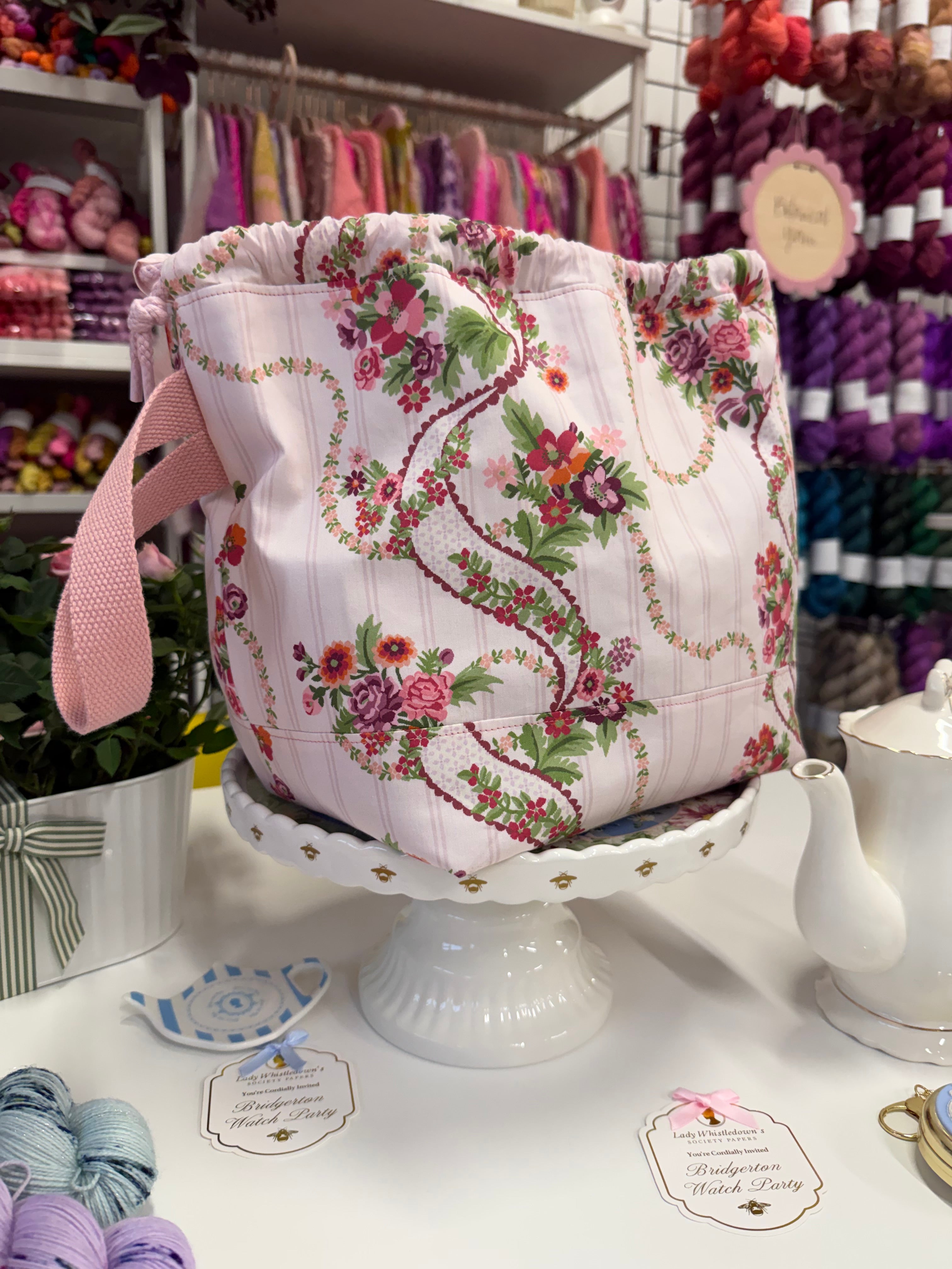 Made to order - Project Bag Style 01 - Liberty London Bridgerton Rose