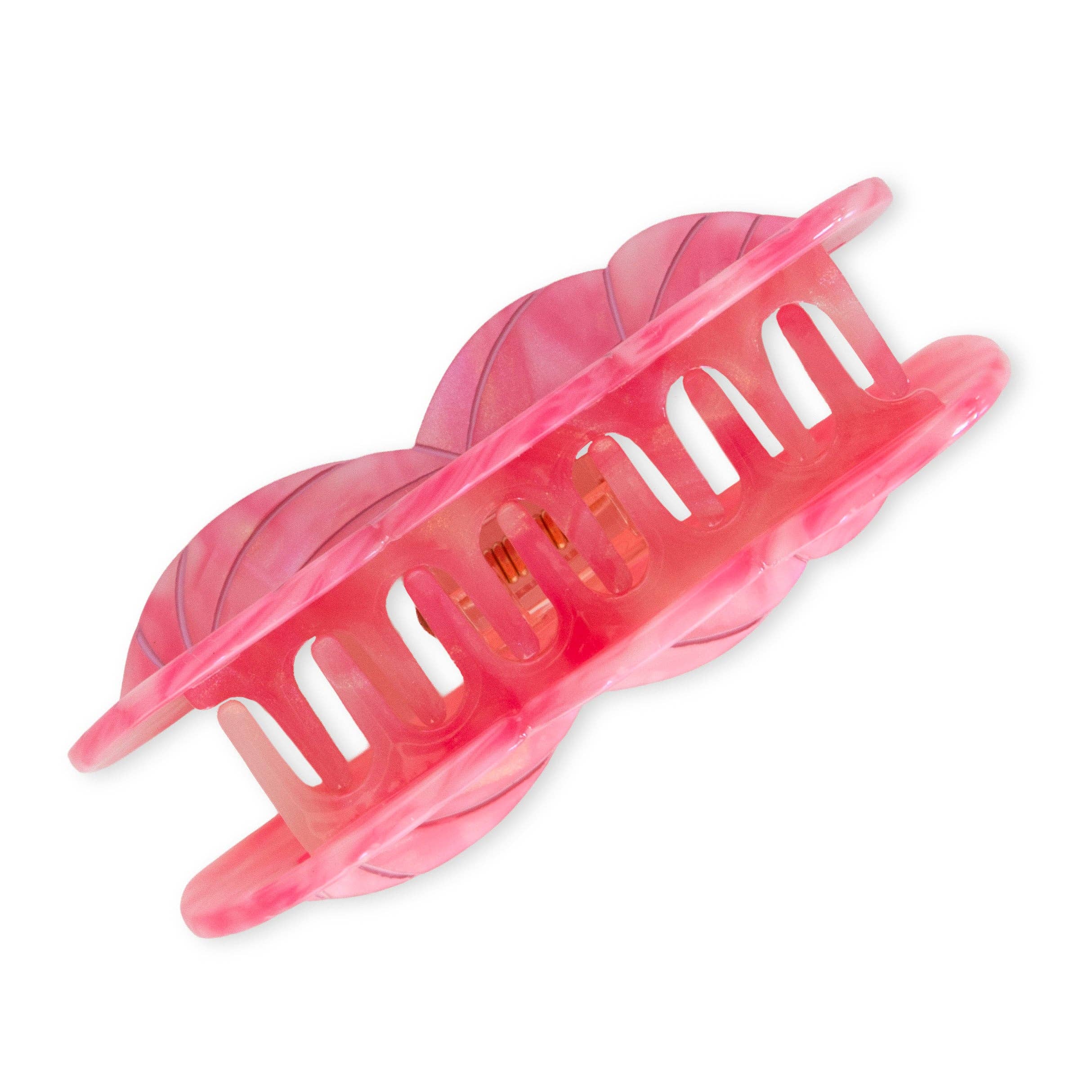 Pink Yarn Skein Hair Claw Clip