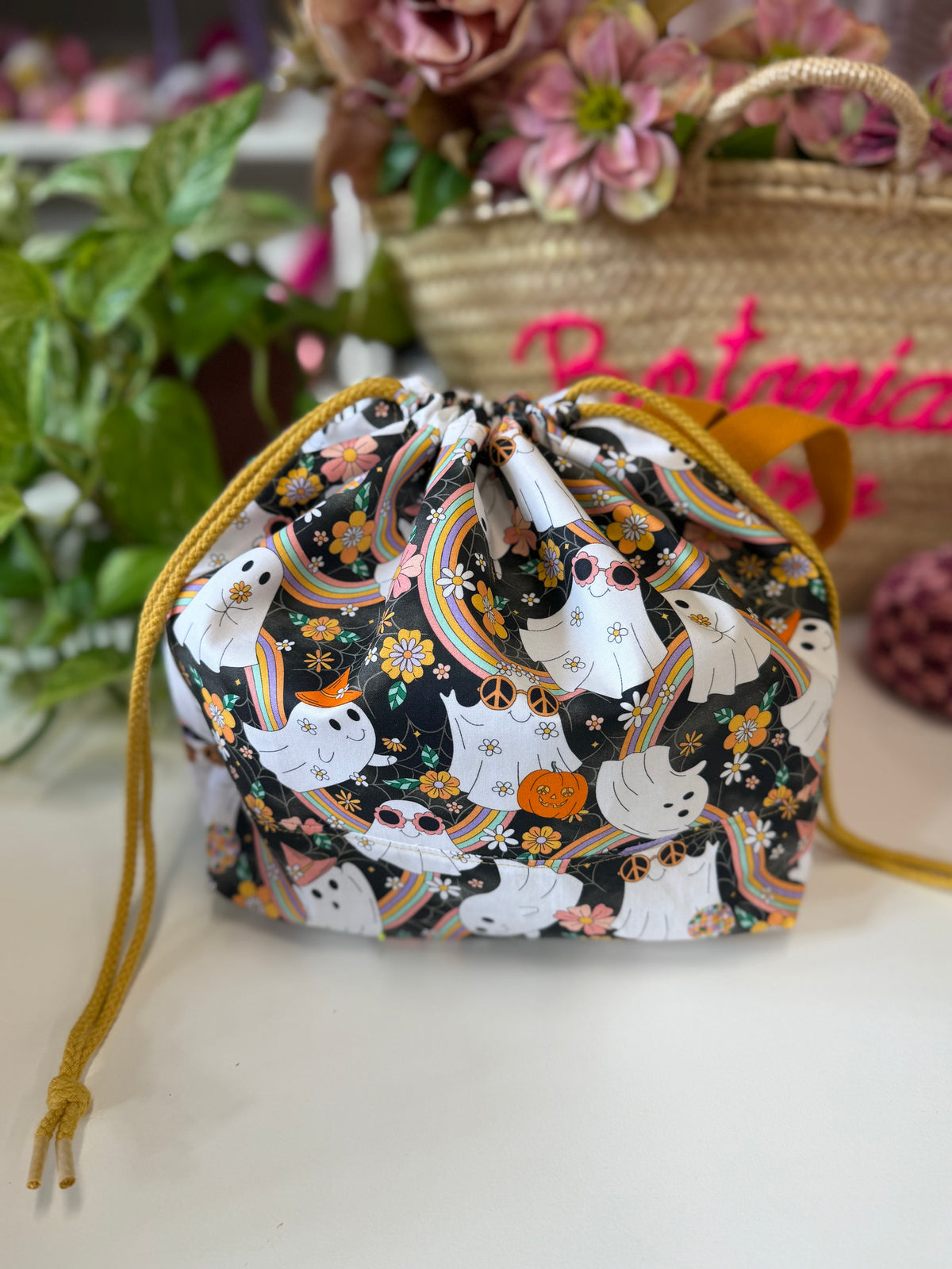 Made to order - Halloween Ghosts  - Project Bag Style 01