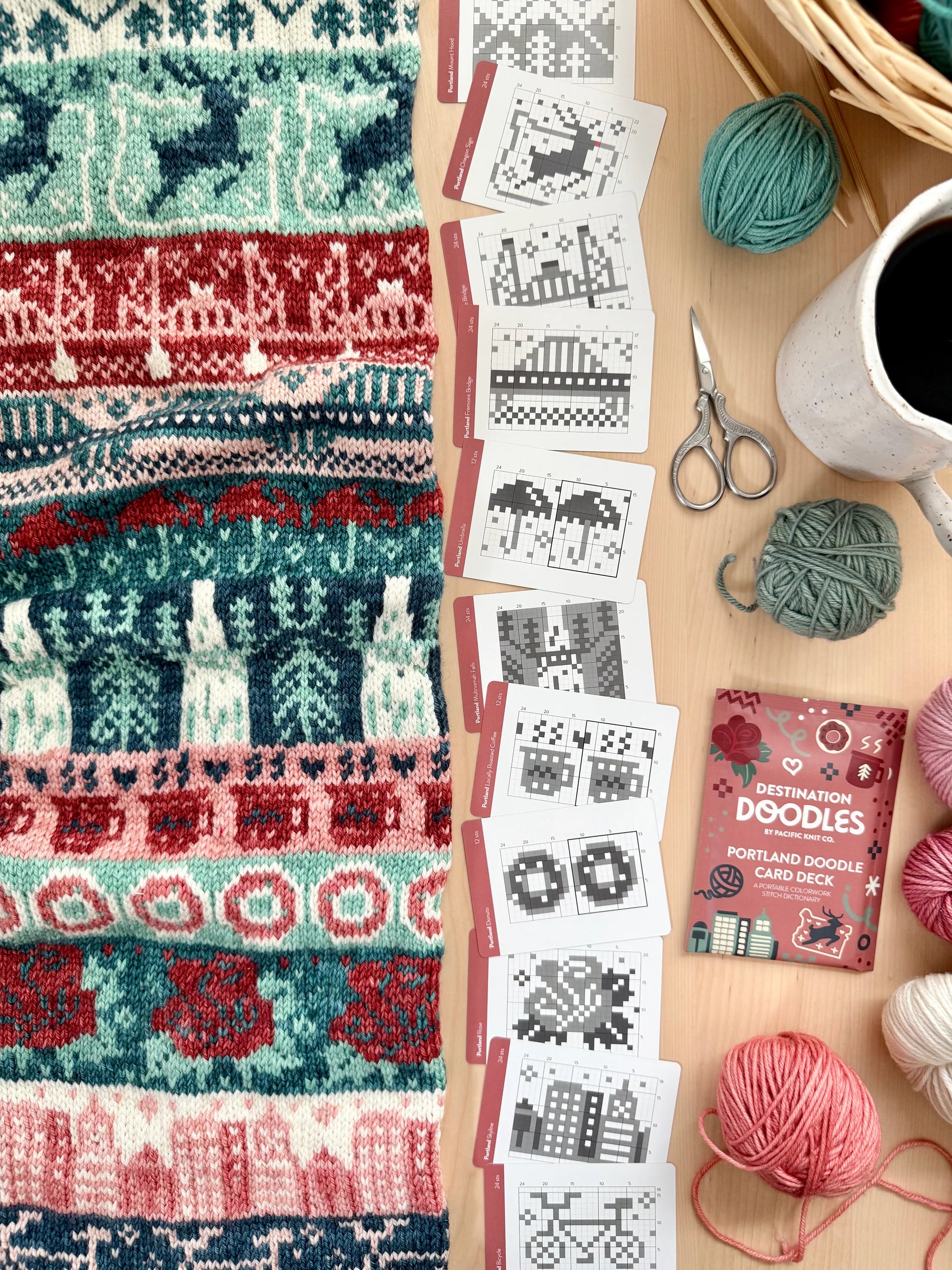 Portland Doodle Deck by Pacific Knit Co