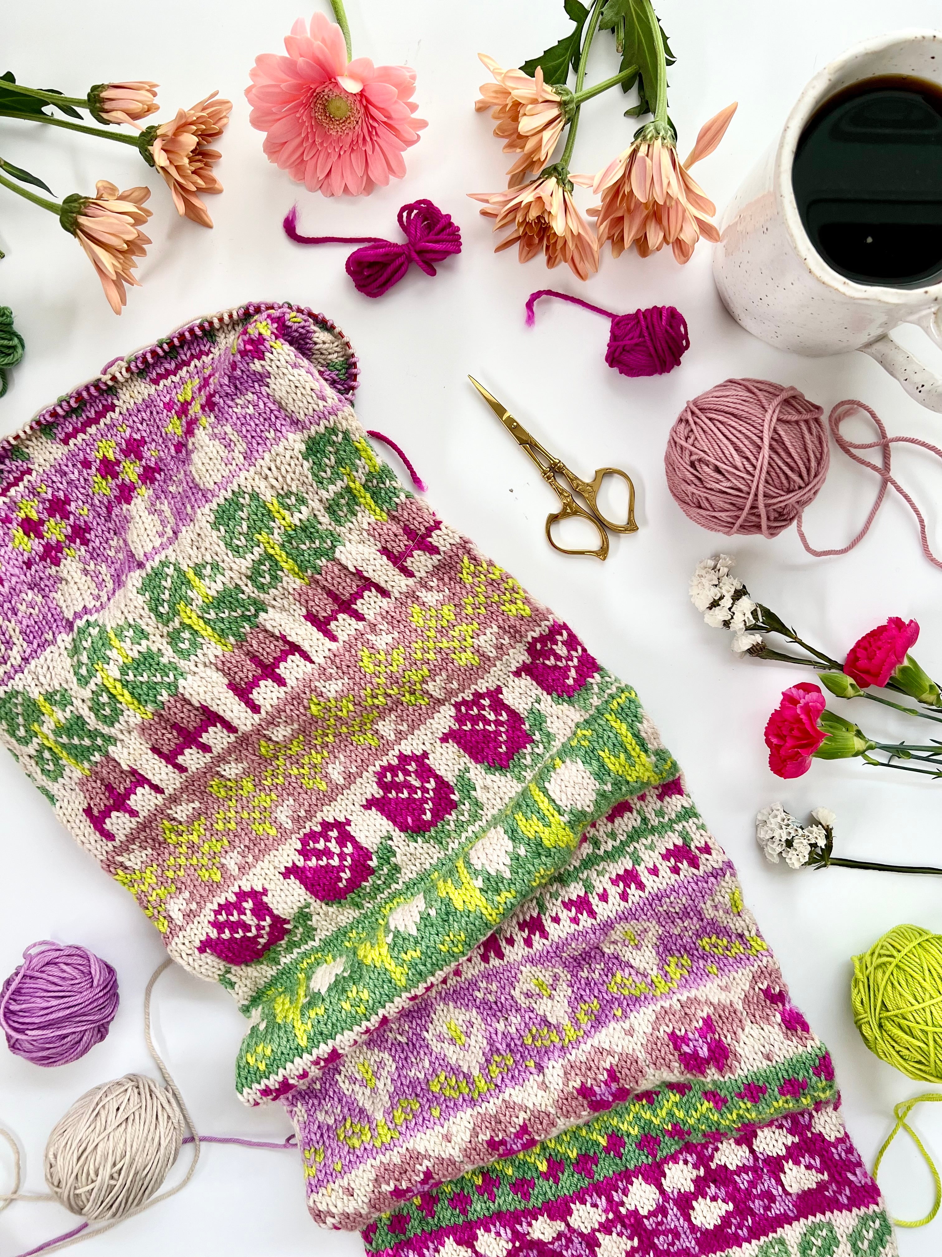 Botanical Doodle Deck by Pacific Knit Co