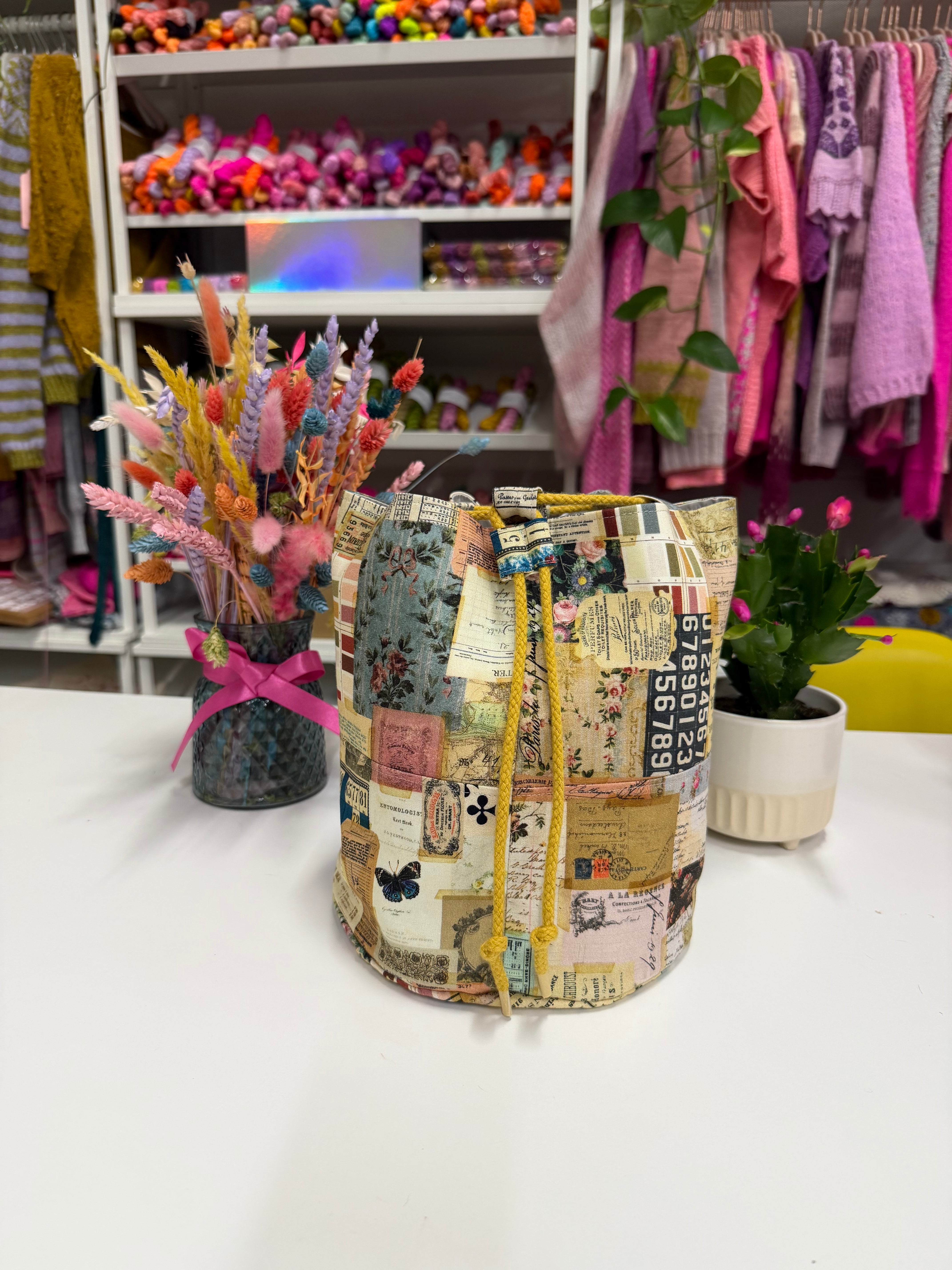 Made to order - Project Bag Style 05 - Journal Patchwork