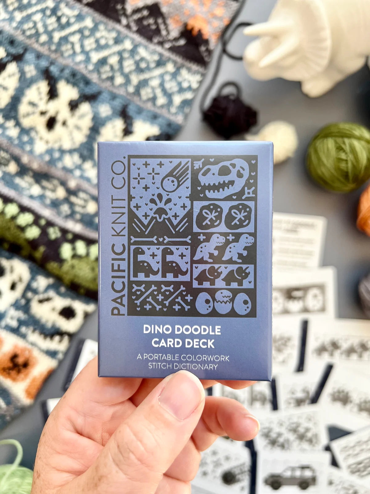 Dino Doodle Deck by Pacific Knit Co