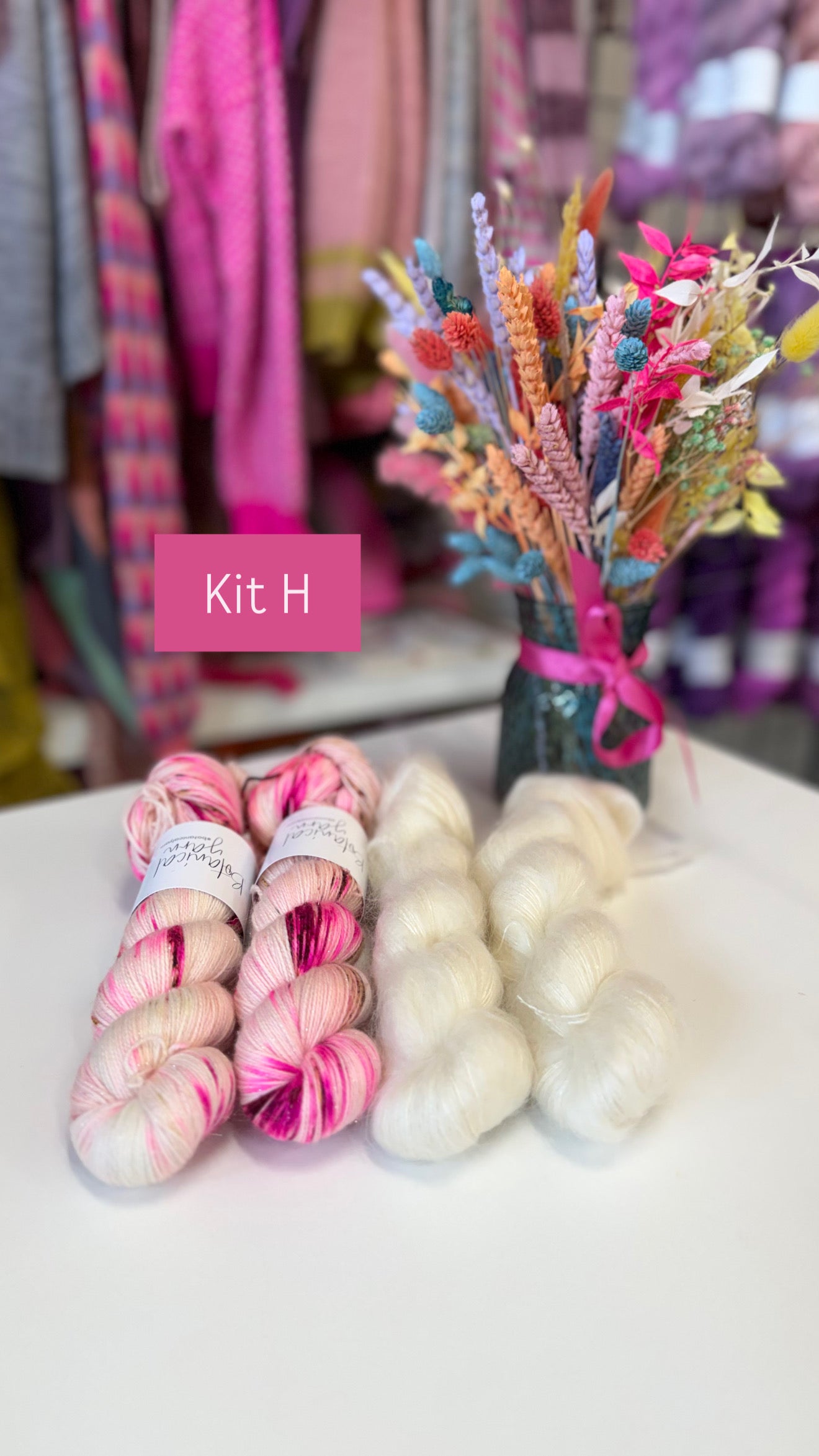 Poppy Pullover Kit by Andrea Mowry (Mohair & 4ply)