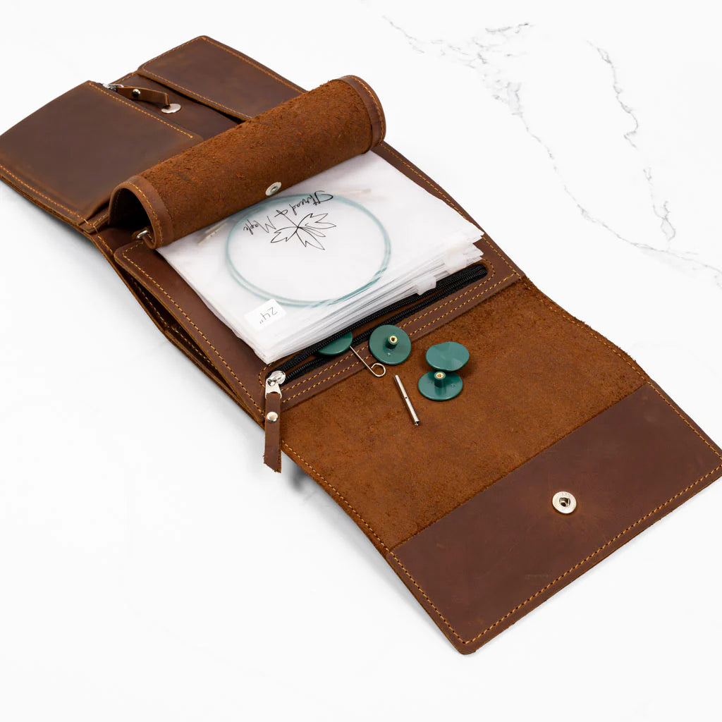 PREORDER - Thread & Maple - Mini Binder Cable Organiser - Whiskey -