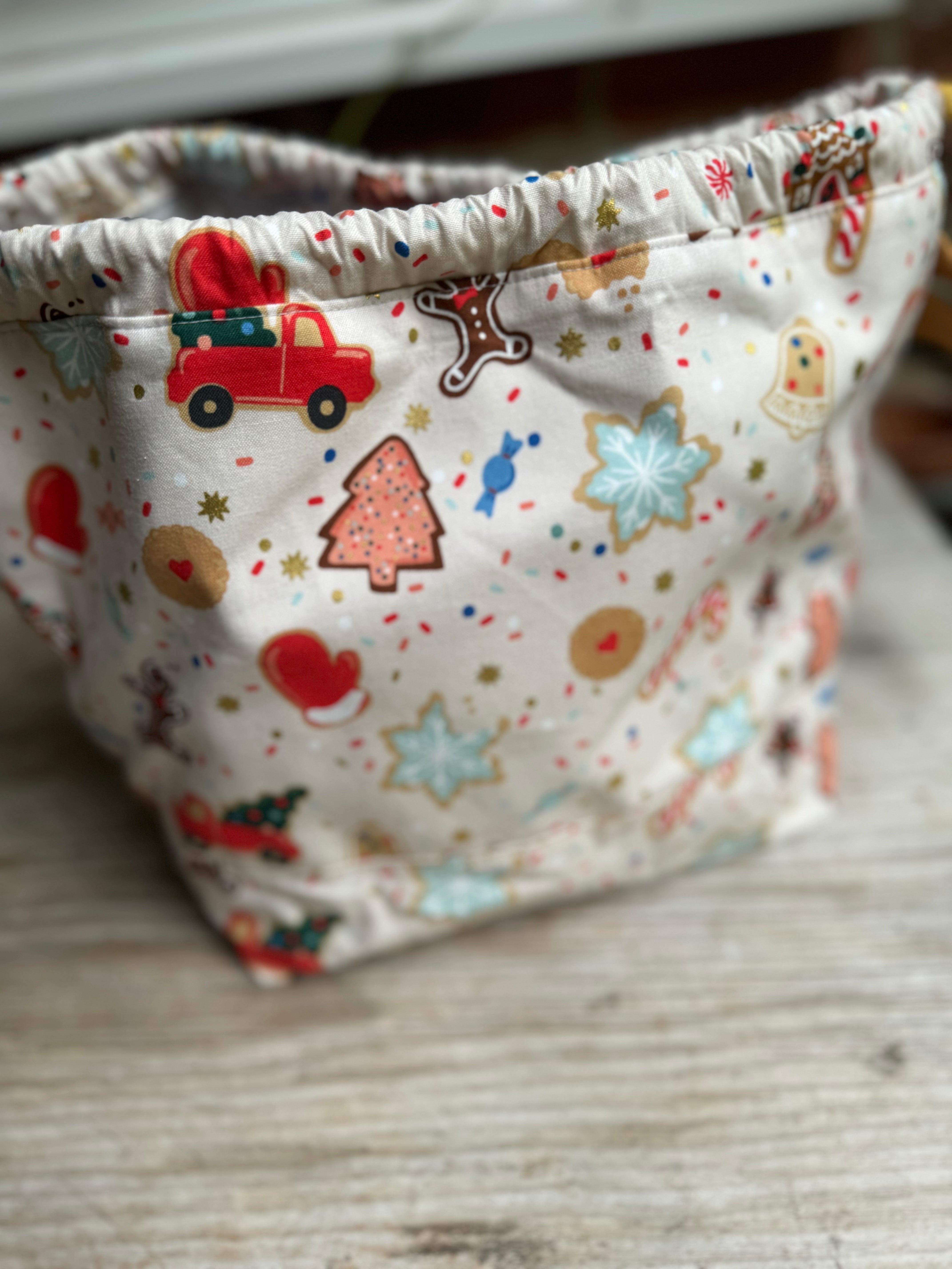 Made to order - Project Bag Style 01 - Festive Cookies