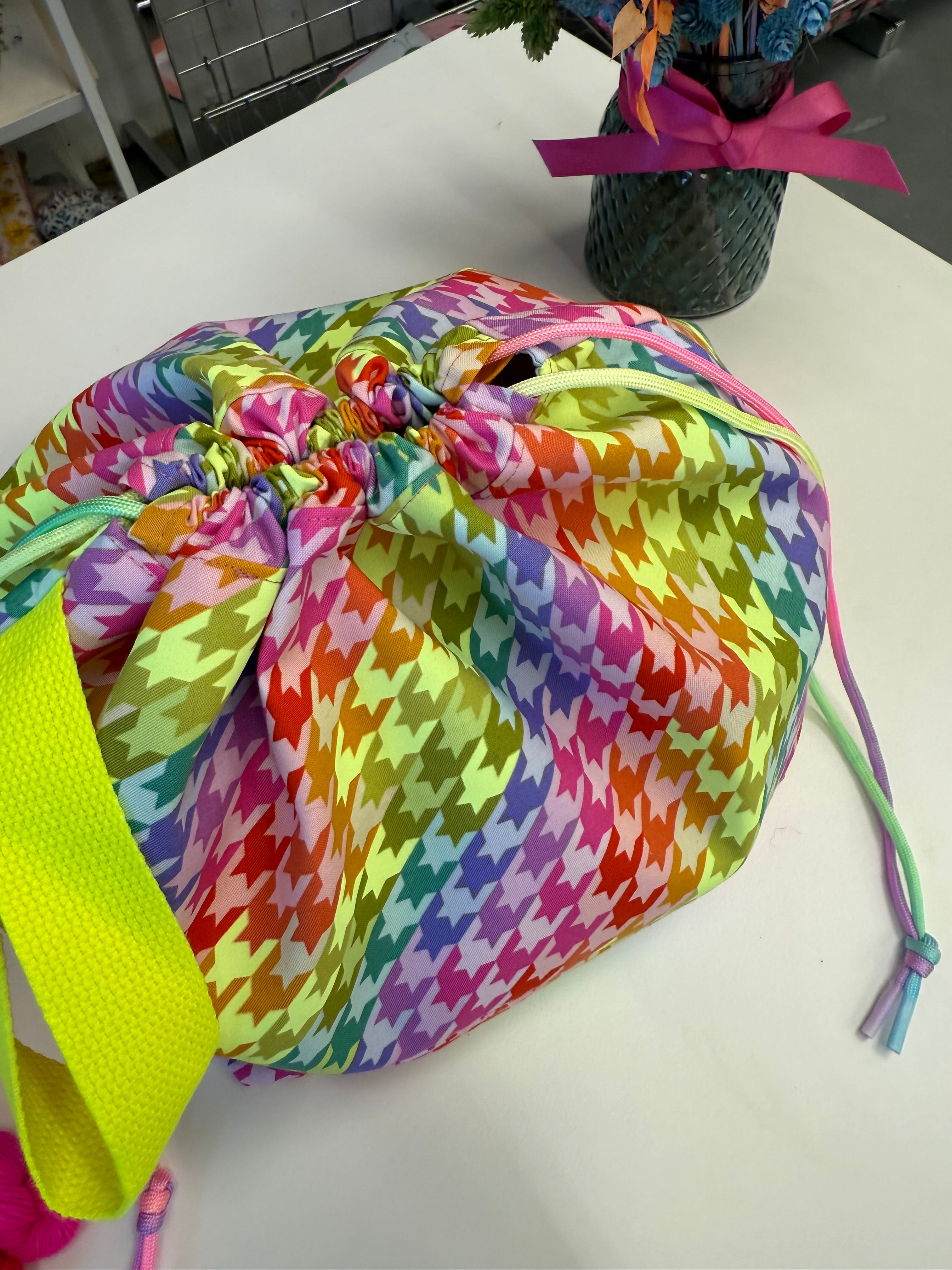 Made to order - Project Bag Style 01 - The Big Flock exclusive Neon bag