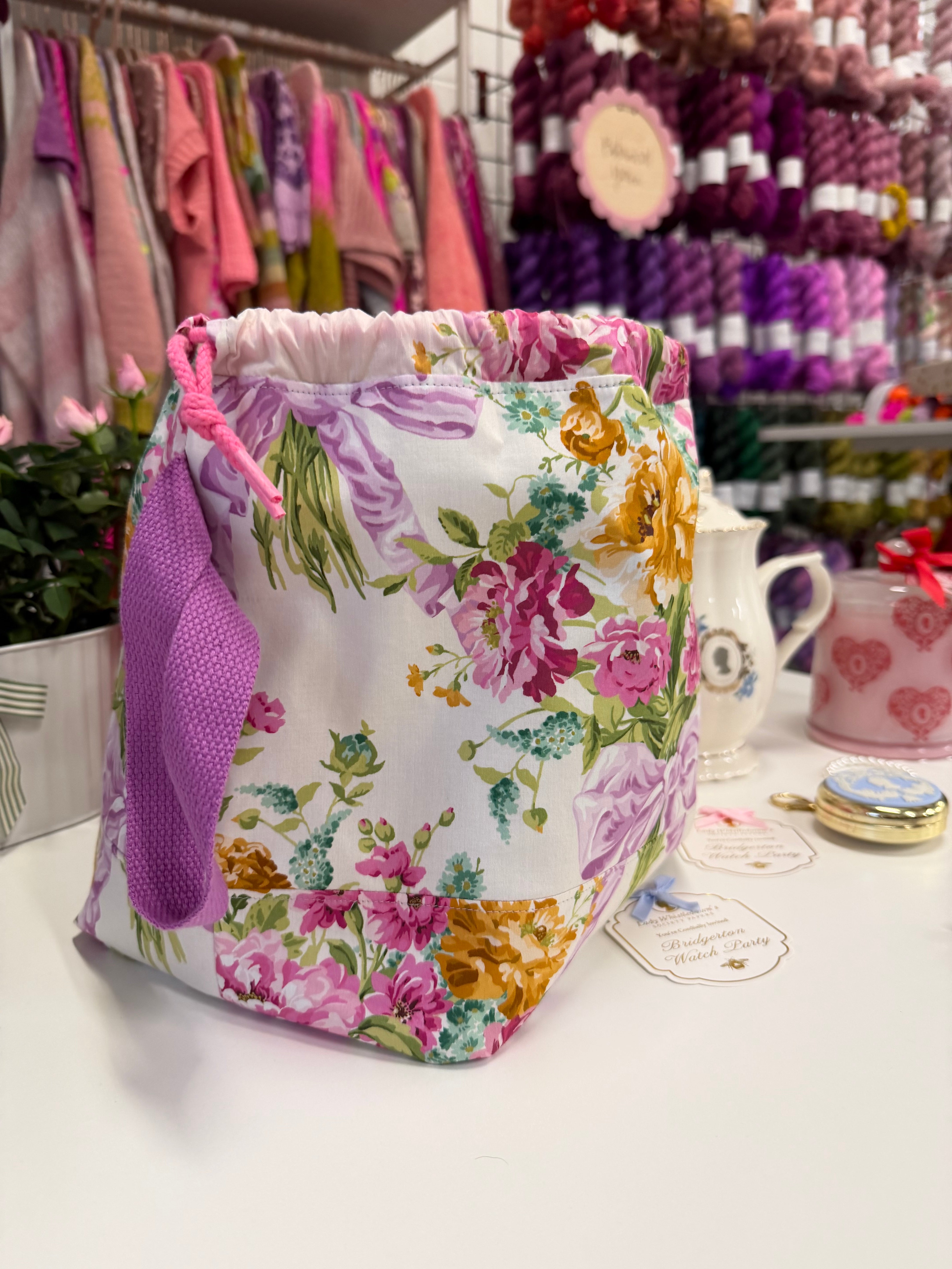 Made to order - Project Bag Style 01 - Liberty London Bridgerton Bouquet