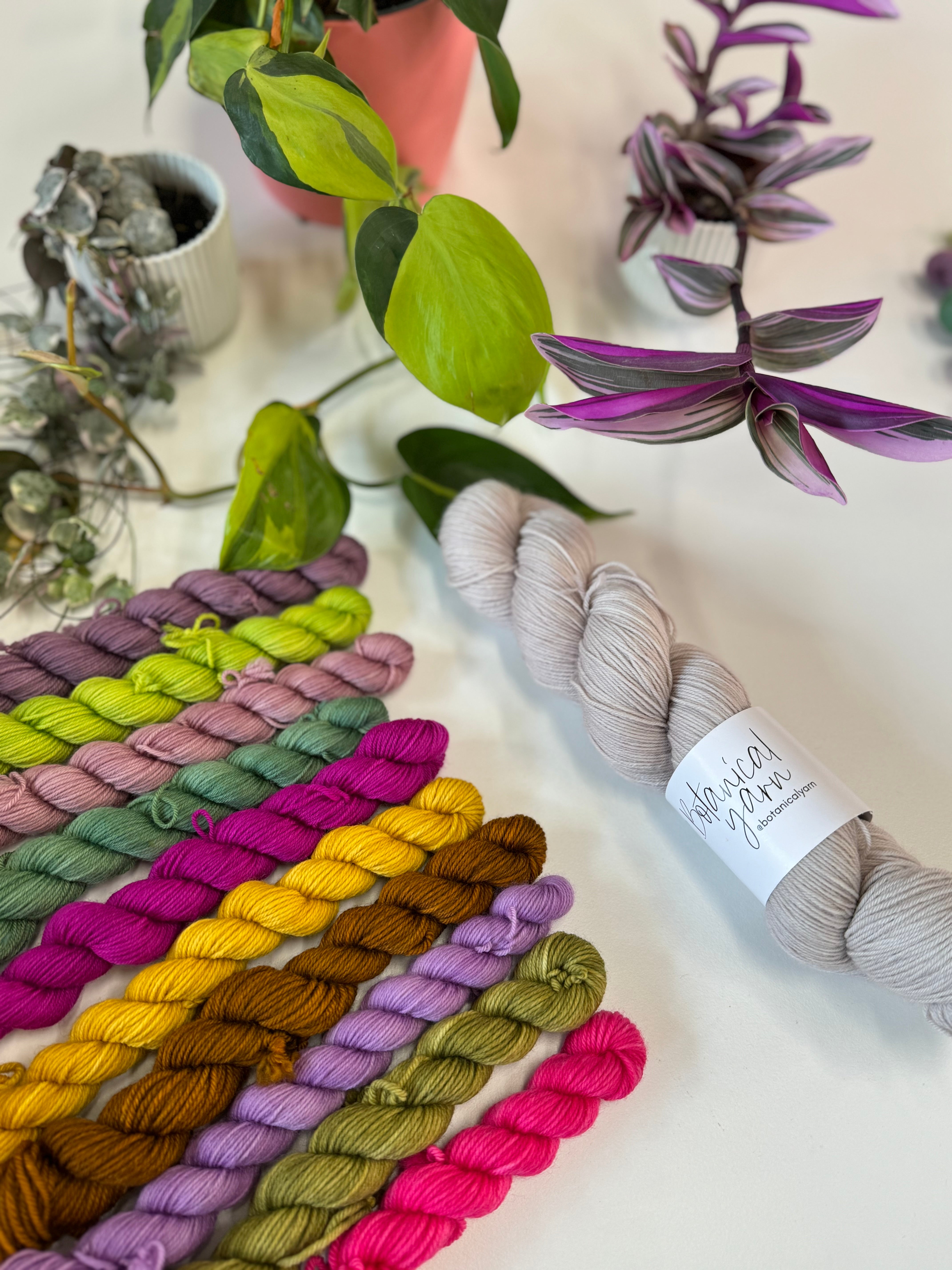 Botanical Doodle Kit - Infinity Cowl Kit - Pacific Knit Co