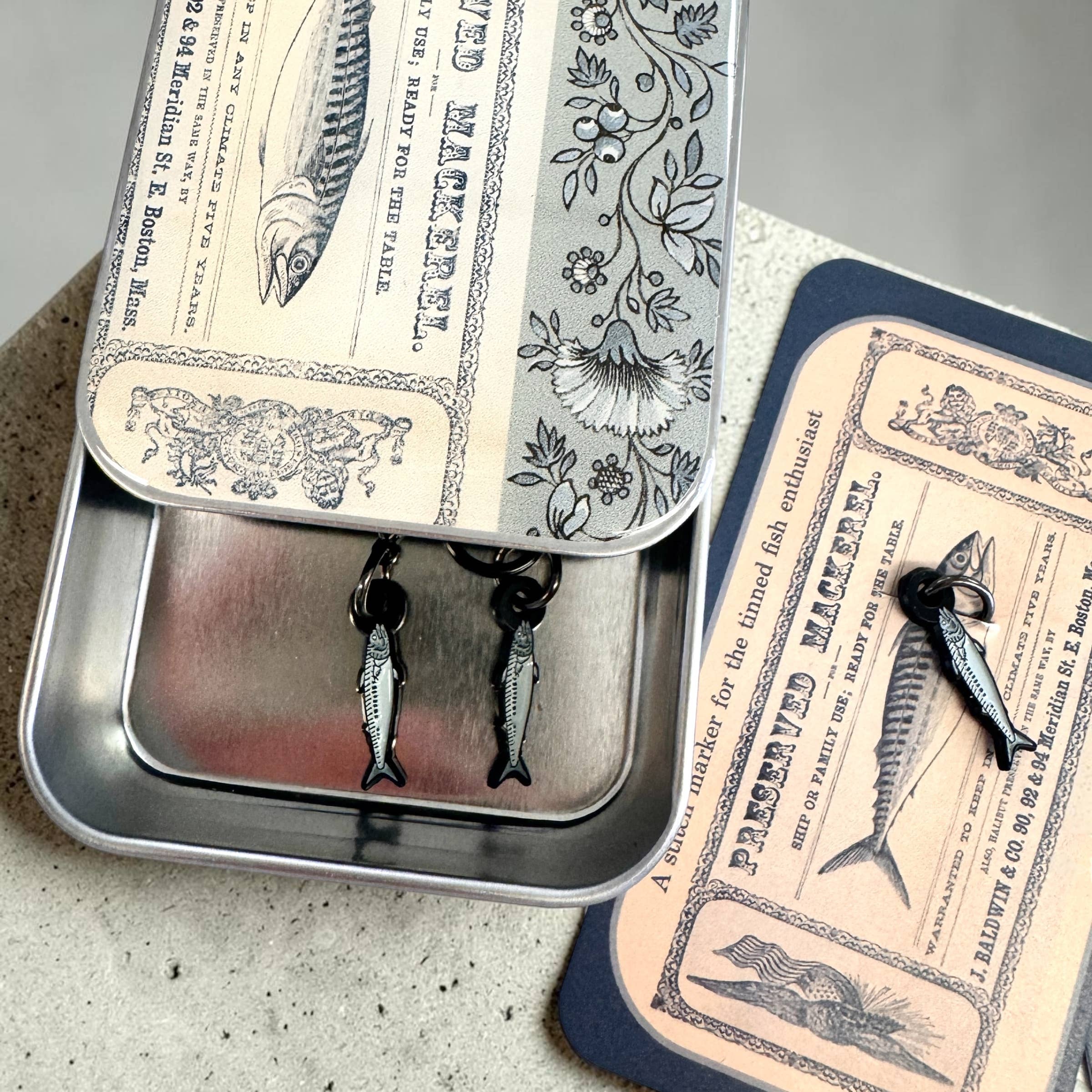 Tinned fish notions tin