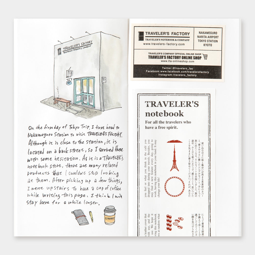 TRAVELER’S Notebook Tokyo Postcard TOKYO EDITION *Pre-Order