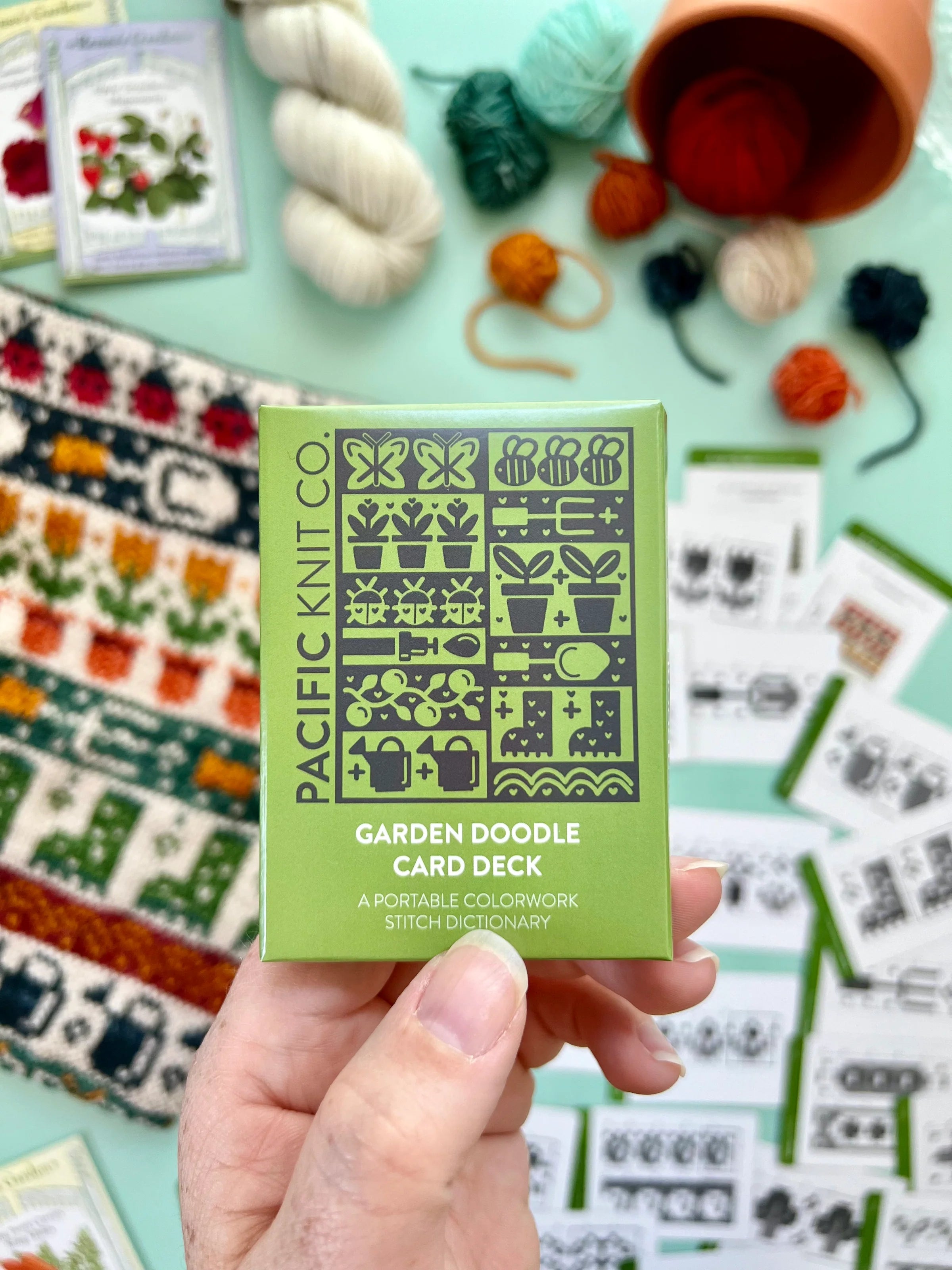 Garden Doodle Card Deck (expansion) by Pacific Knit Co