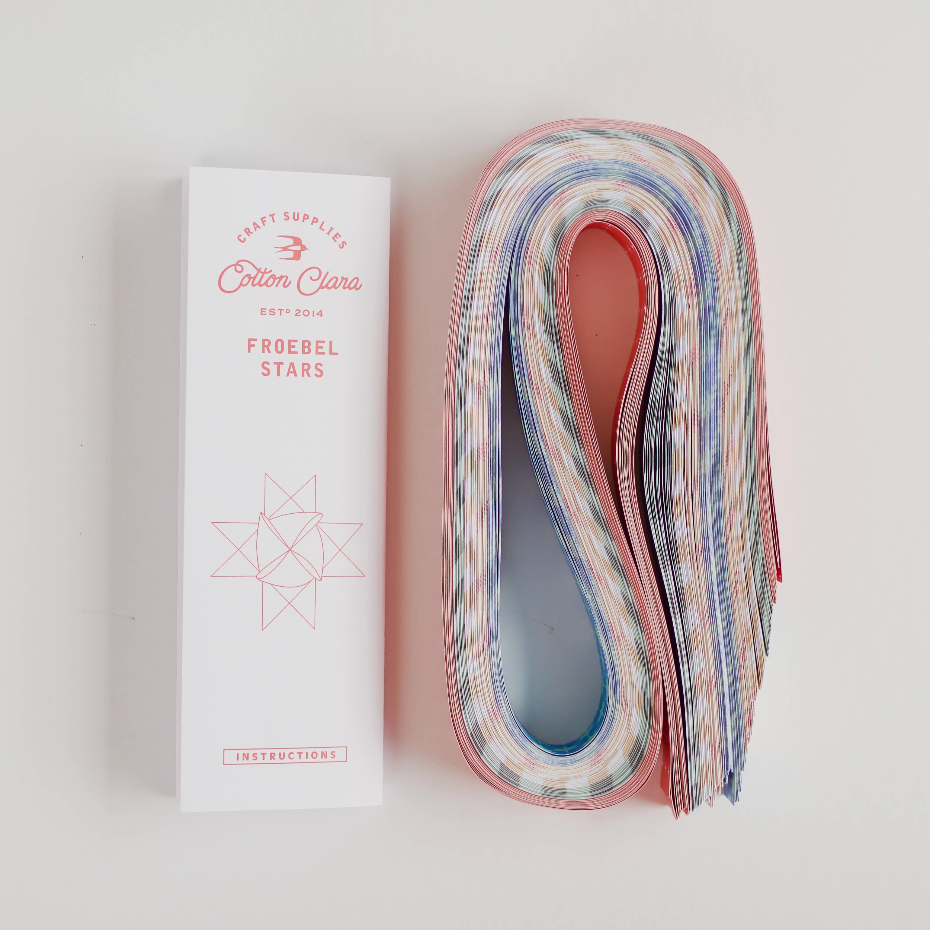 Froebel Star Paper Craft Kit – Make 20 Stars in 5 Beautiful