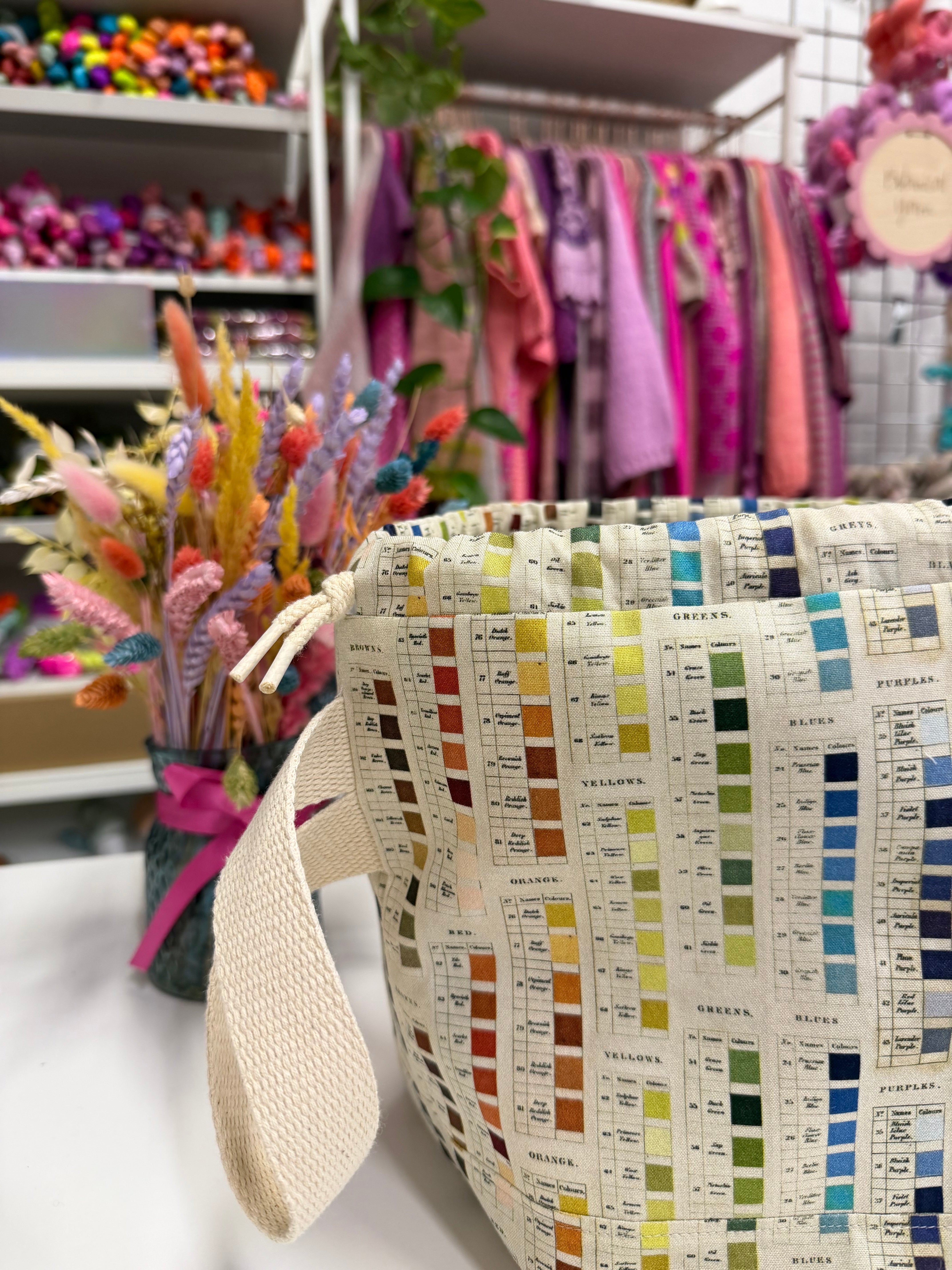 READY TO SHIP -  Project Bag Style 01 - Colour Chart