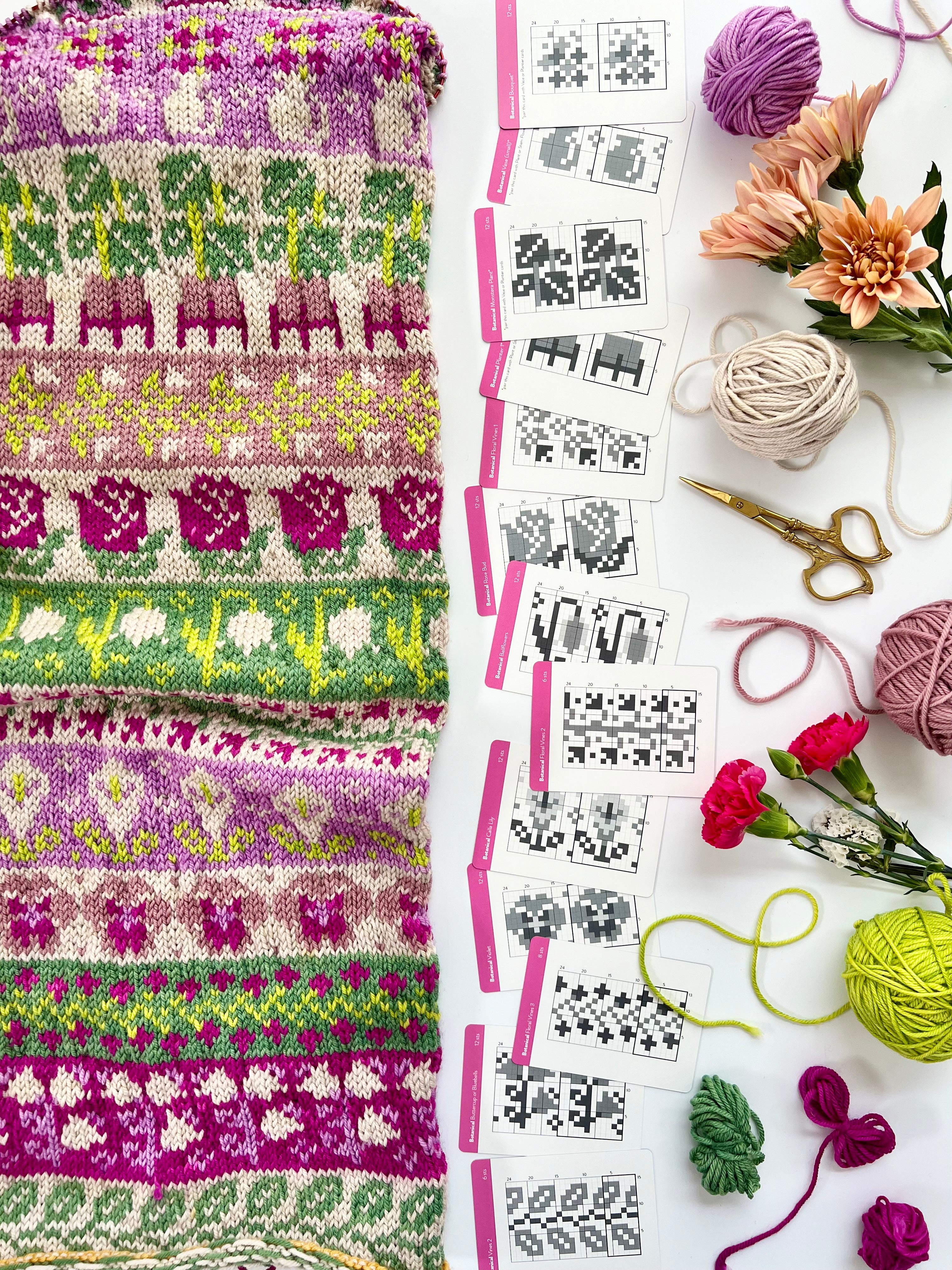 Botanical Doodle Deck by Pacific Knit Co