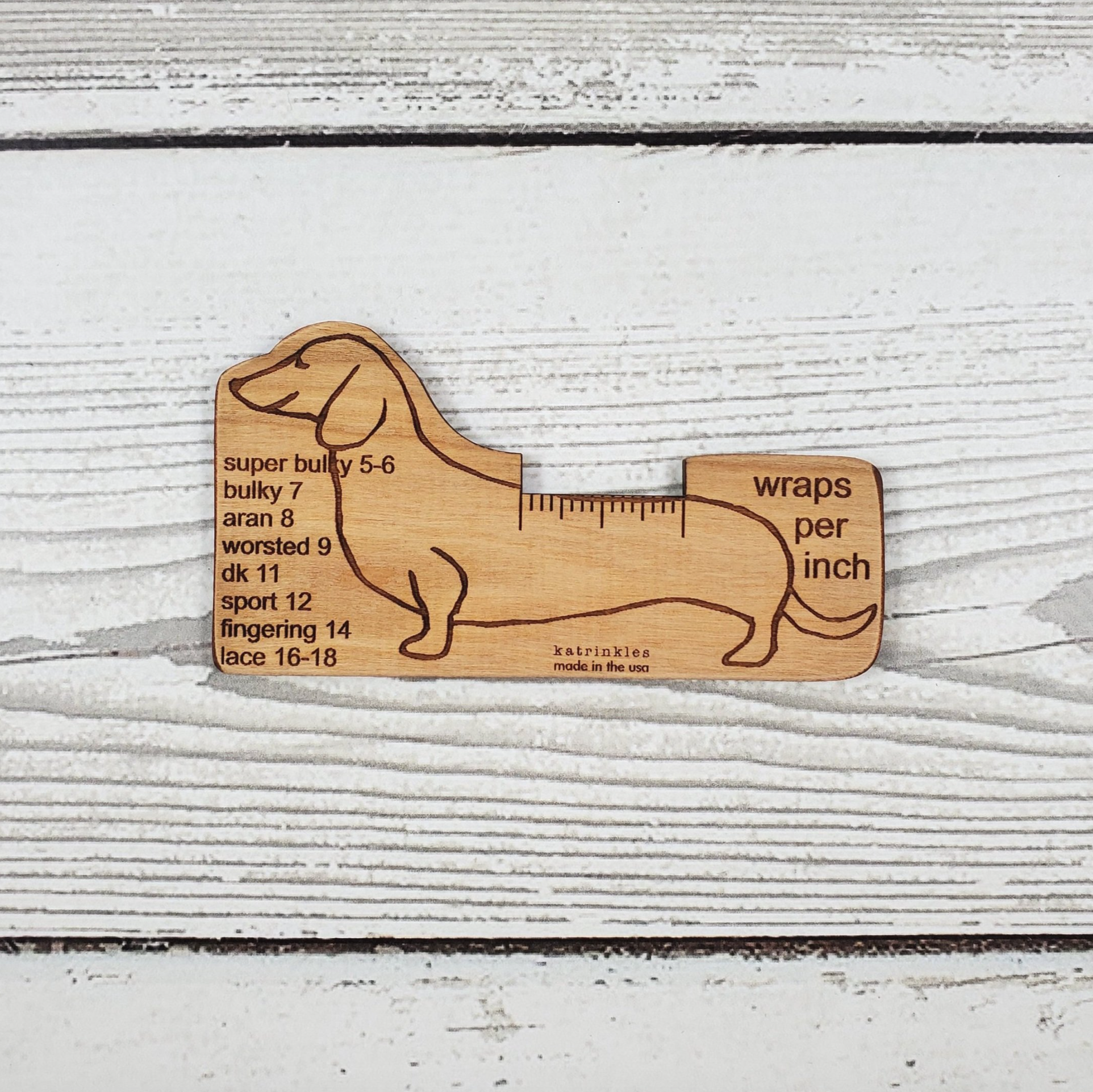 Katrinkles Dachshund Wraps Per Inch Tool