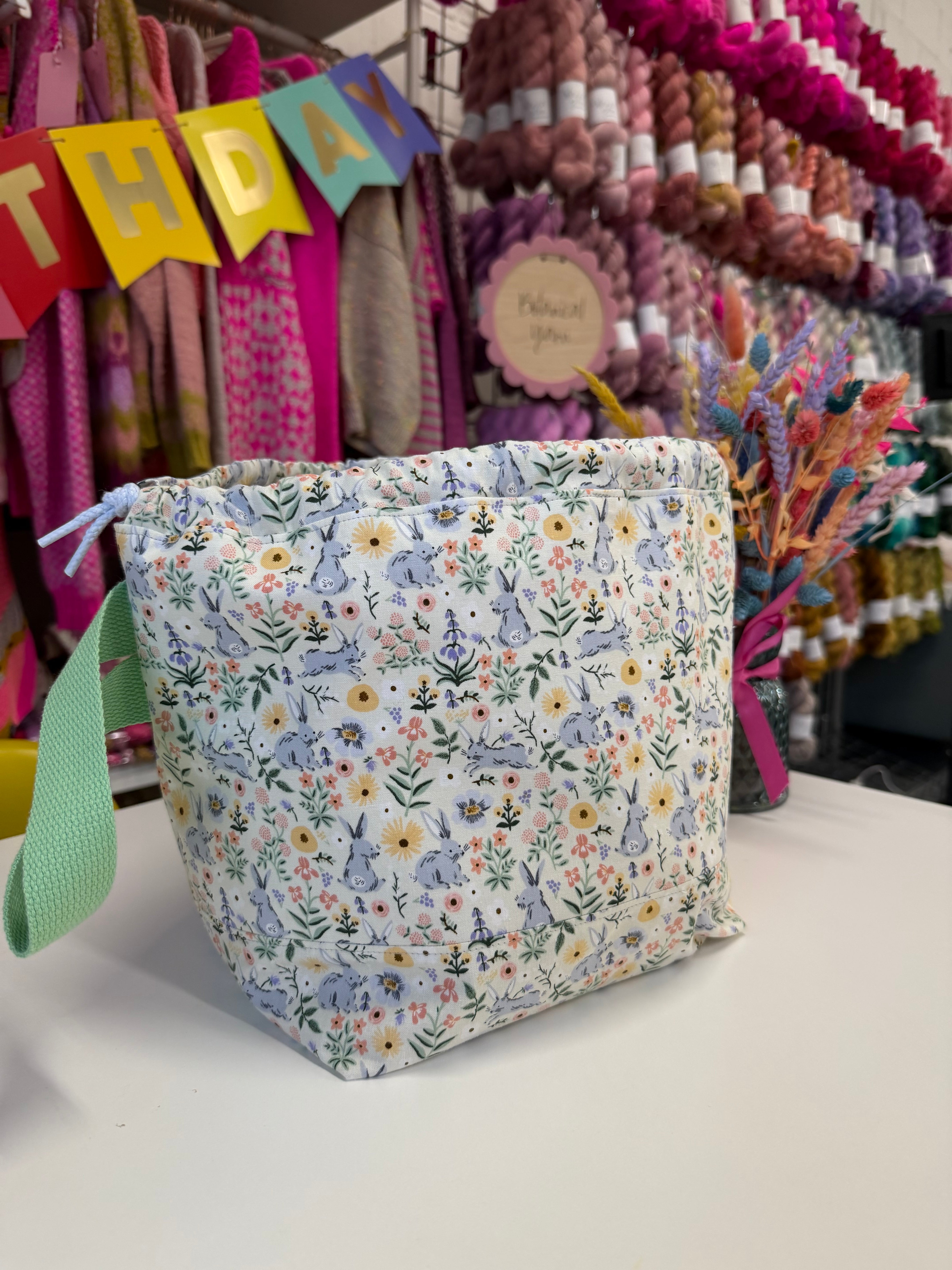 READY TO SHIP  - Project Bag Style 01 - Easter Bunnies