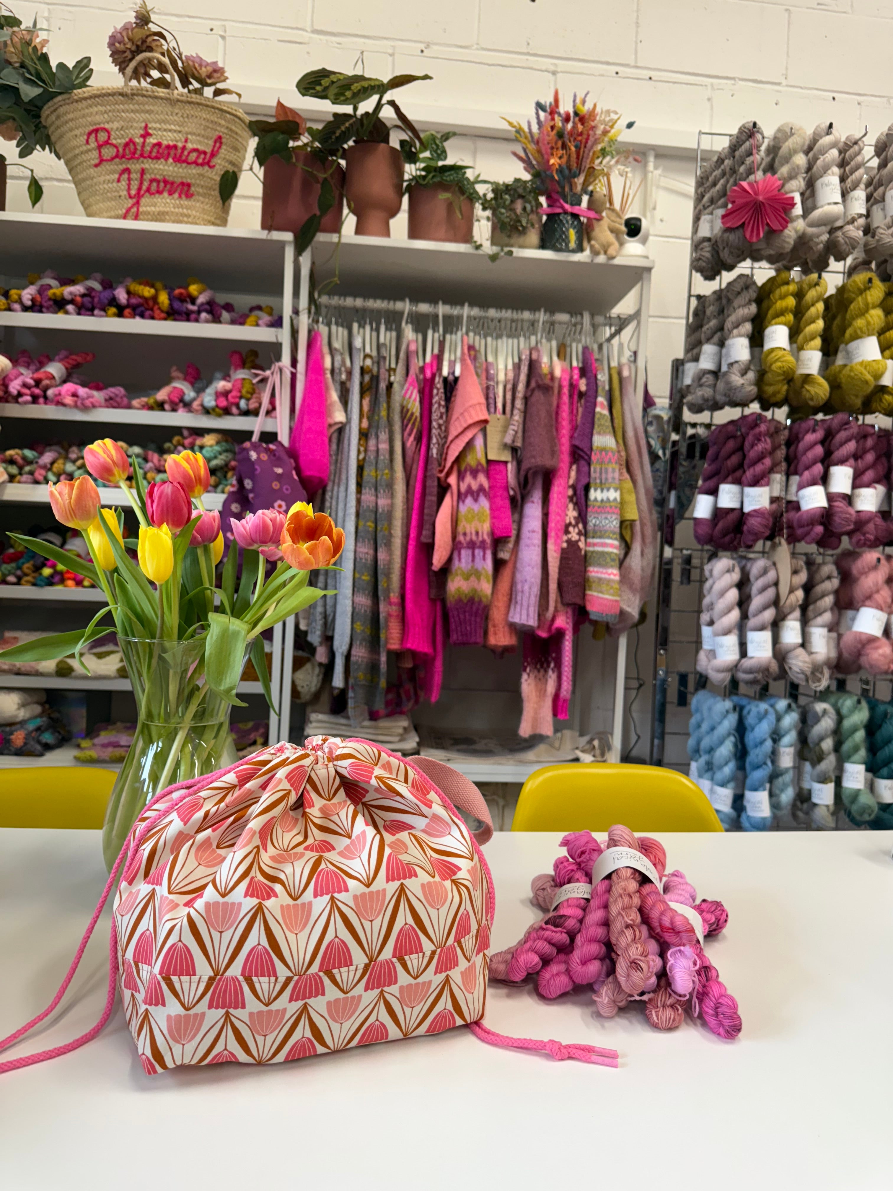 Made to order - Project Bag Style 01 - Tulips 🌷