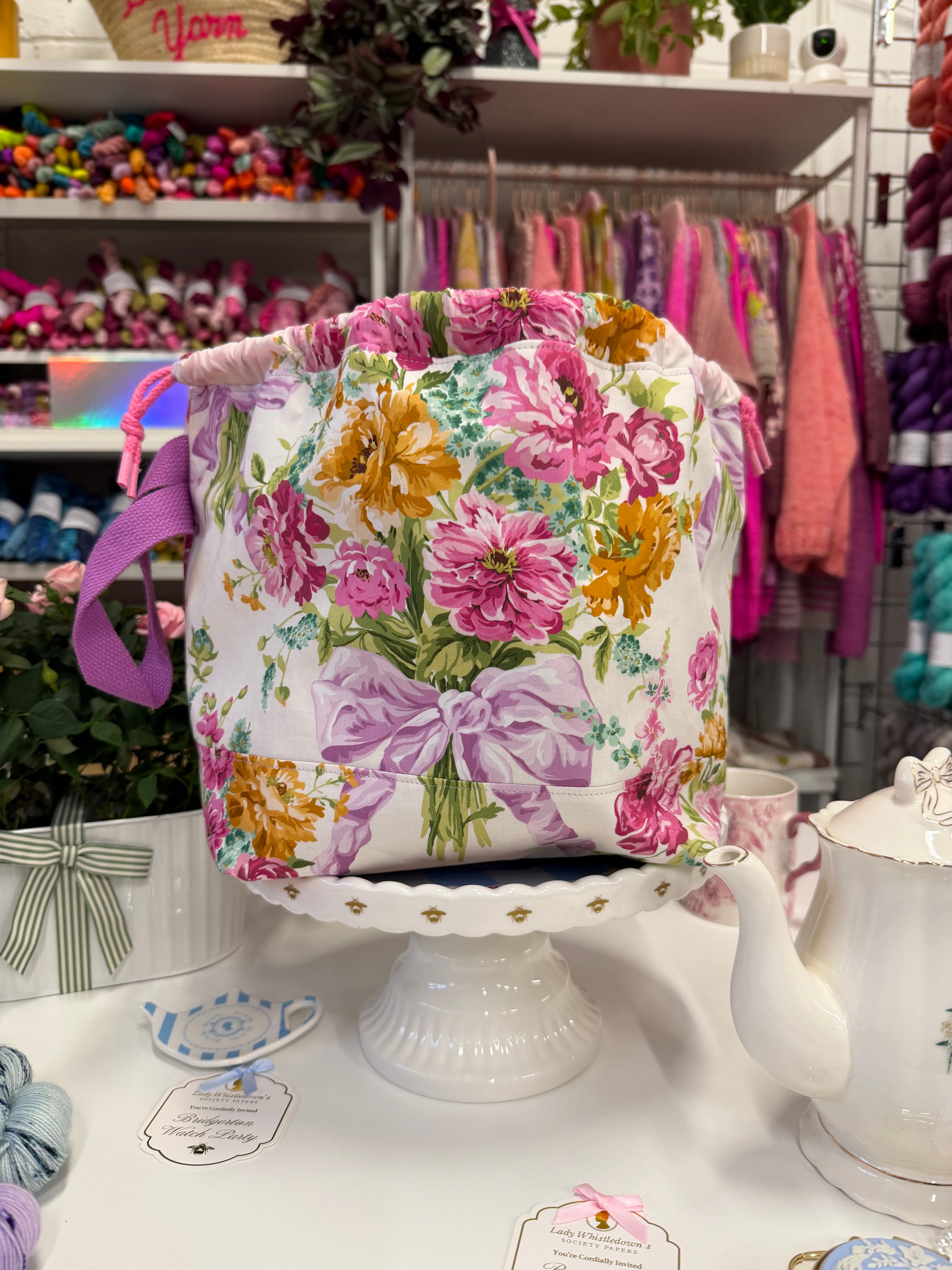 Made to order - Project Bag Style 01 - Liberty London Bridgerton Bouquet