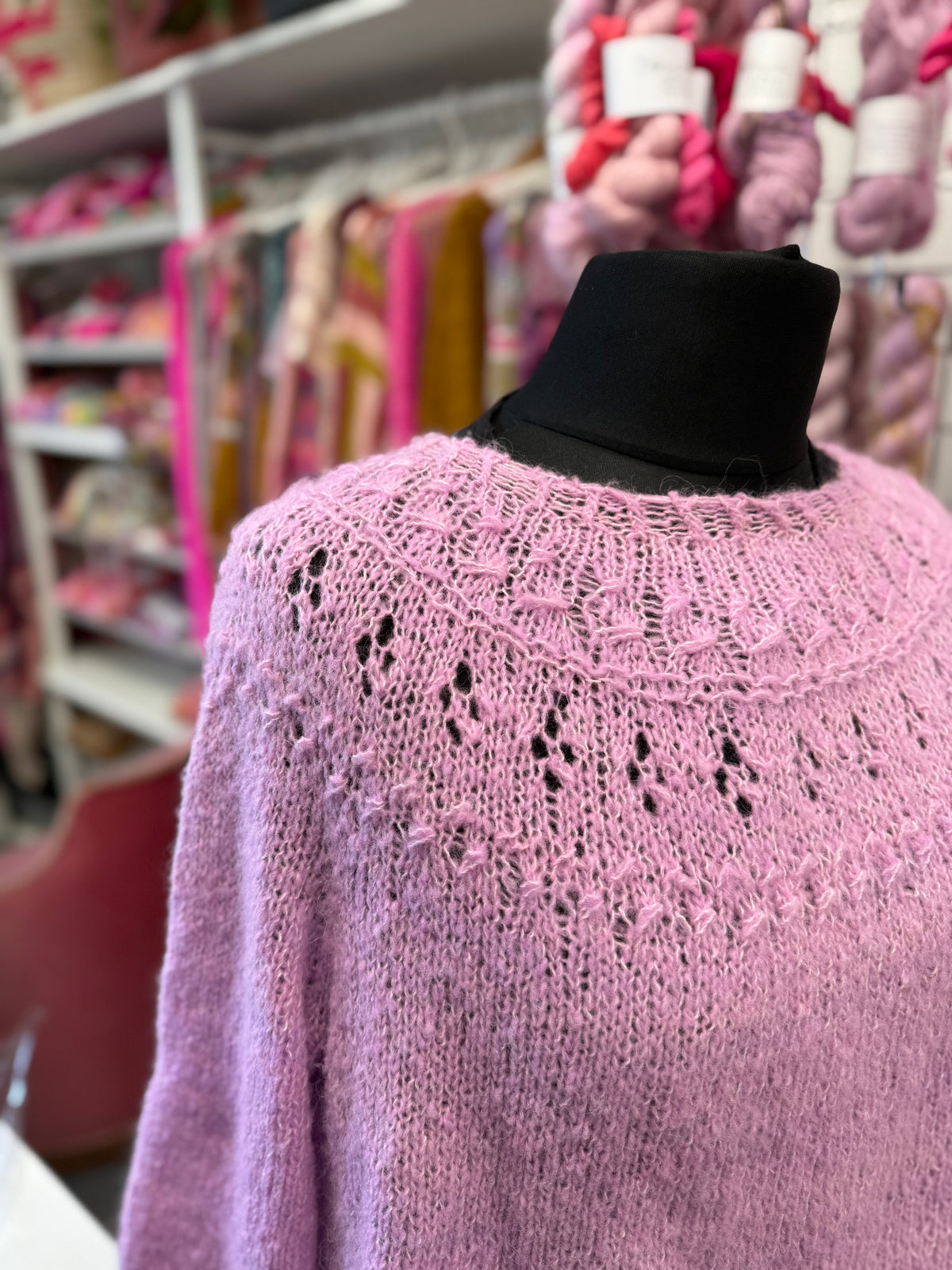 Ranunculus Sweater Kit by Midori Hirose – botanical yarn