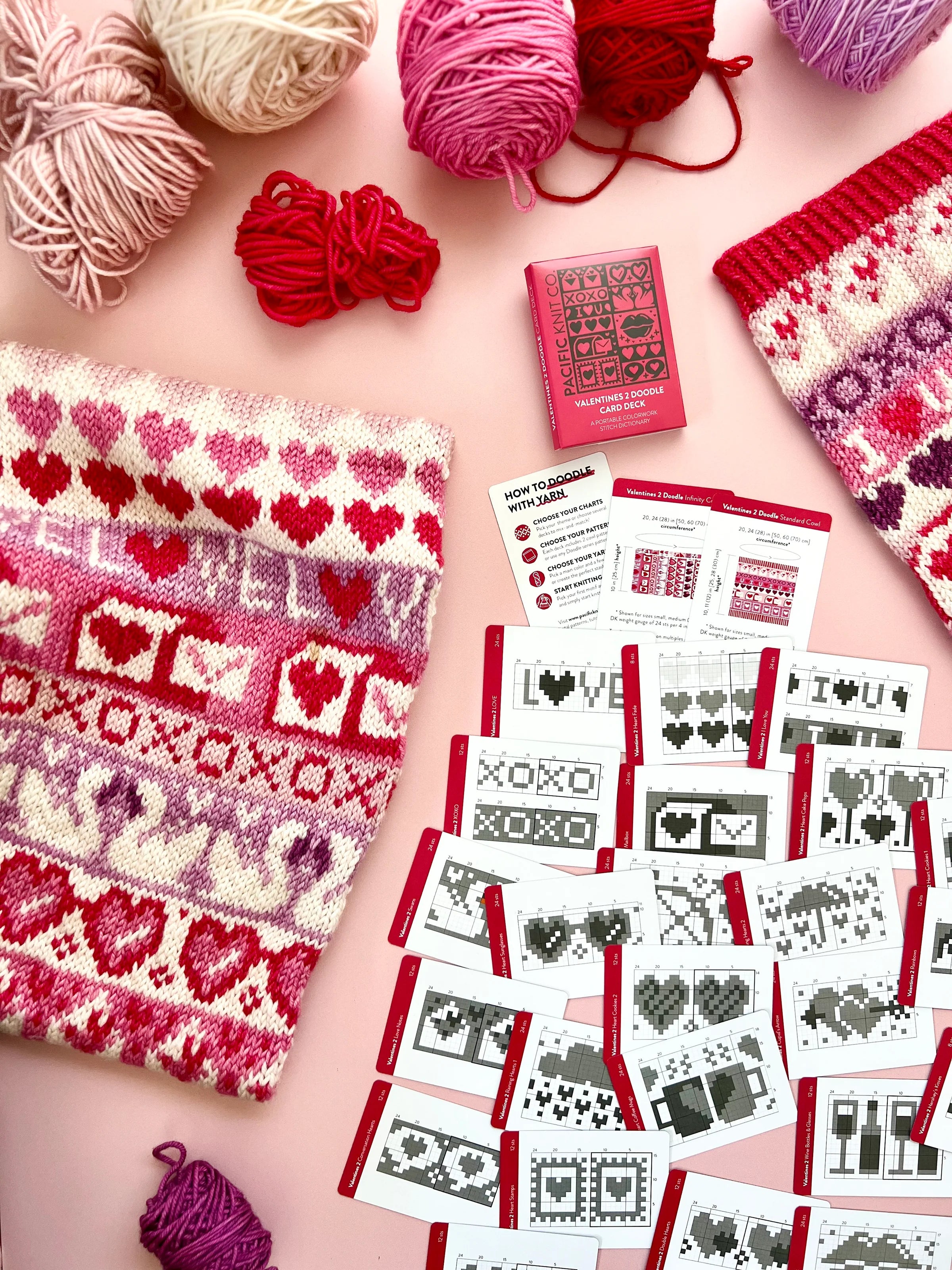 Valentines 2 Doodle Card Deck (expansion) by Pacific Knit Co