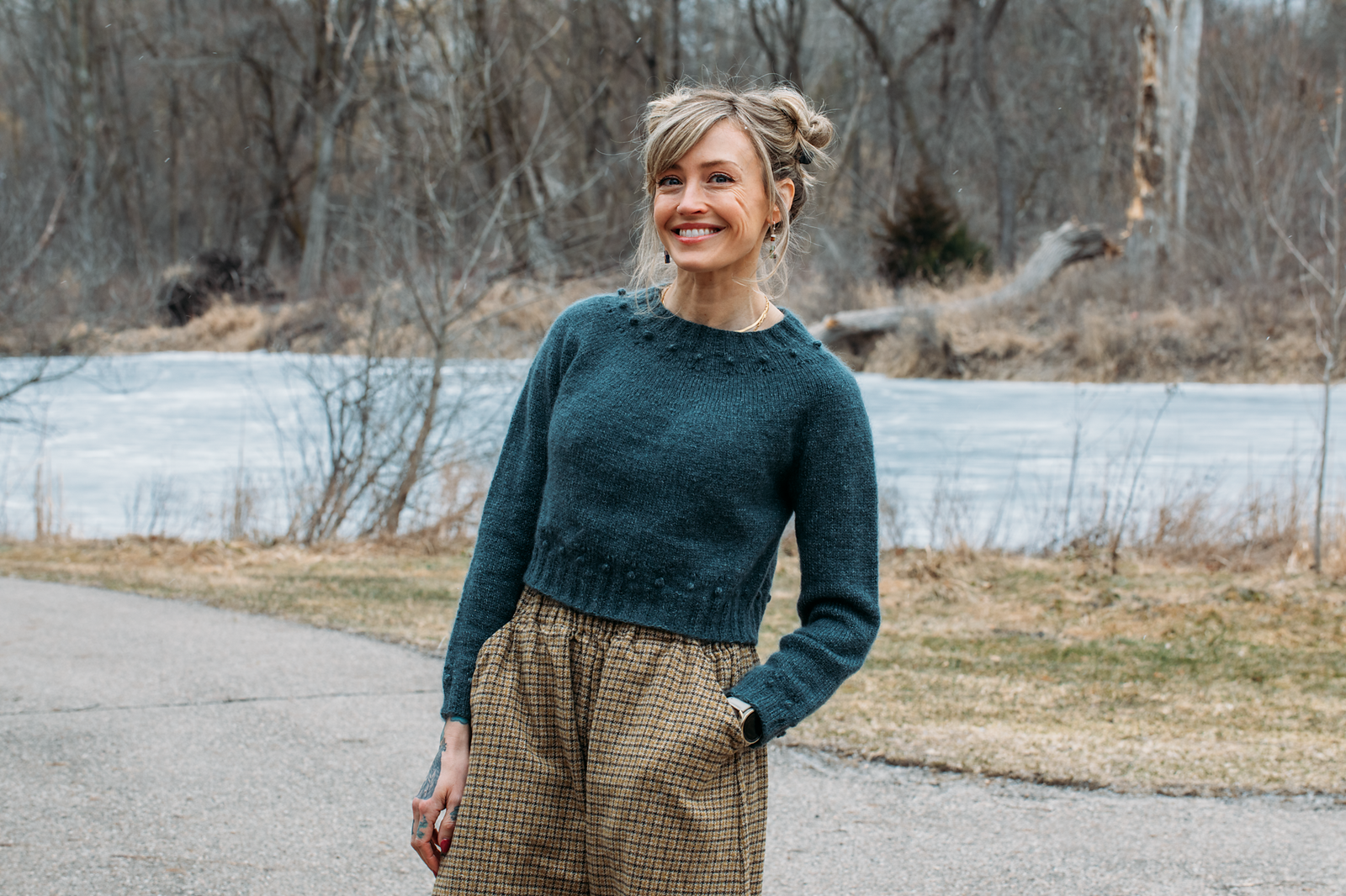 Poppy Pullover Kit by Andrea Mowry (Mohair & 4ply)