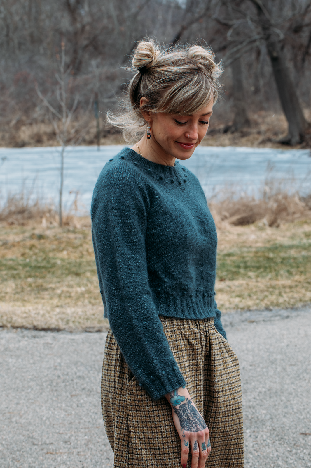 Poppy Pullover Kit by Andrea Mowry (Mohair & 4ply)