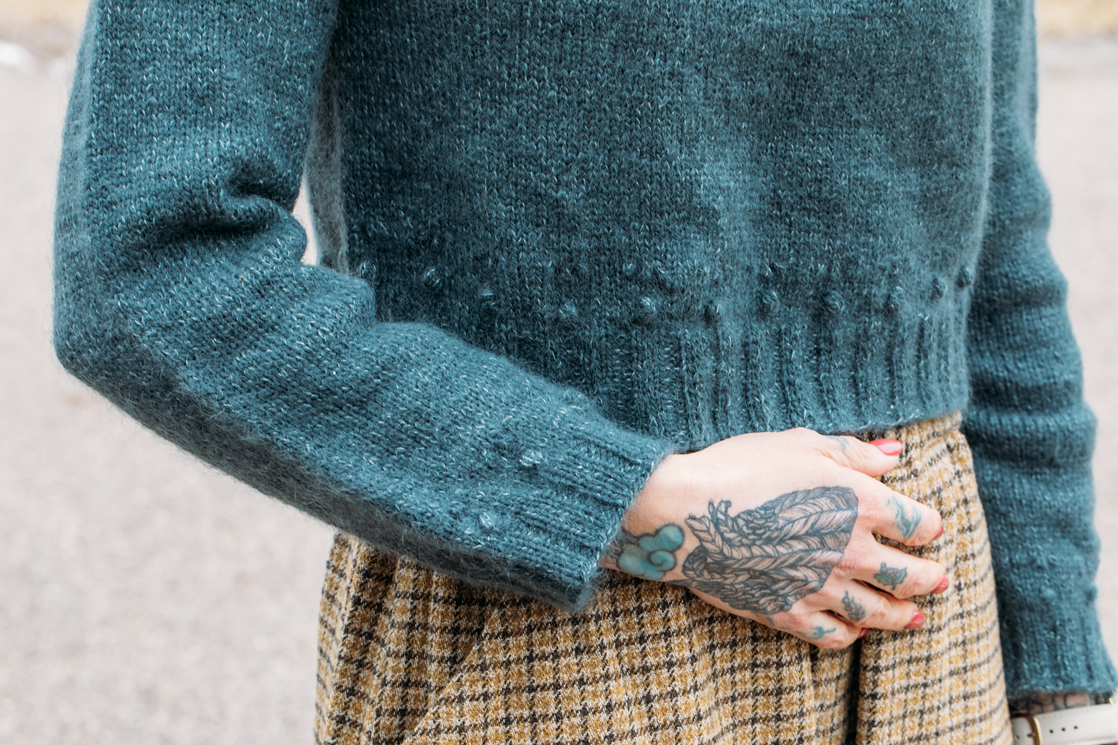 Poppy Pullover Kit by Andrea Mowry (Mohair & 4ply)