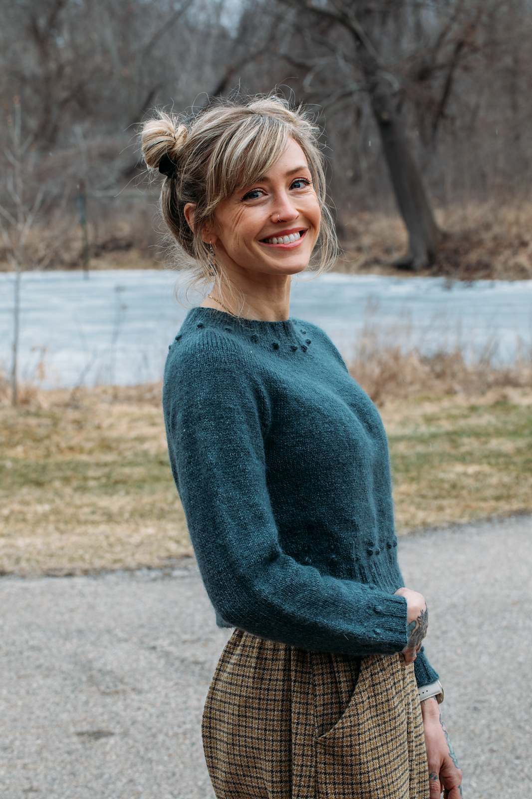 Poppy Pullover Kit by Andrea Mowry (Mohair & 4ply)