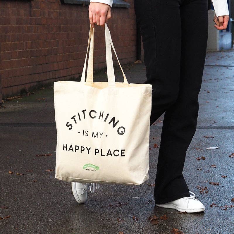 Caterpillar Tote Bag - Happy Place