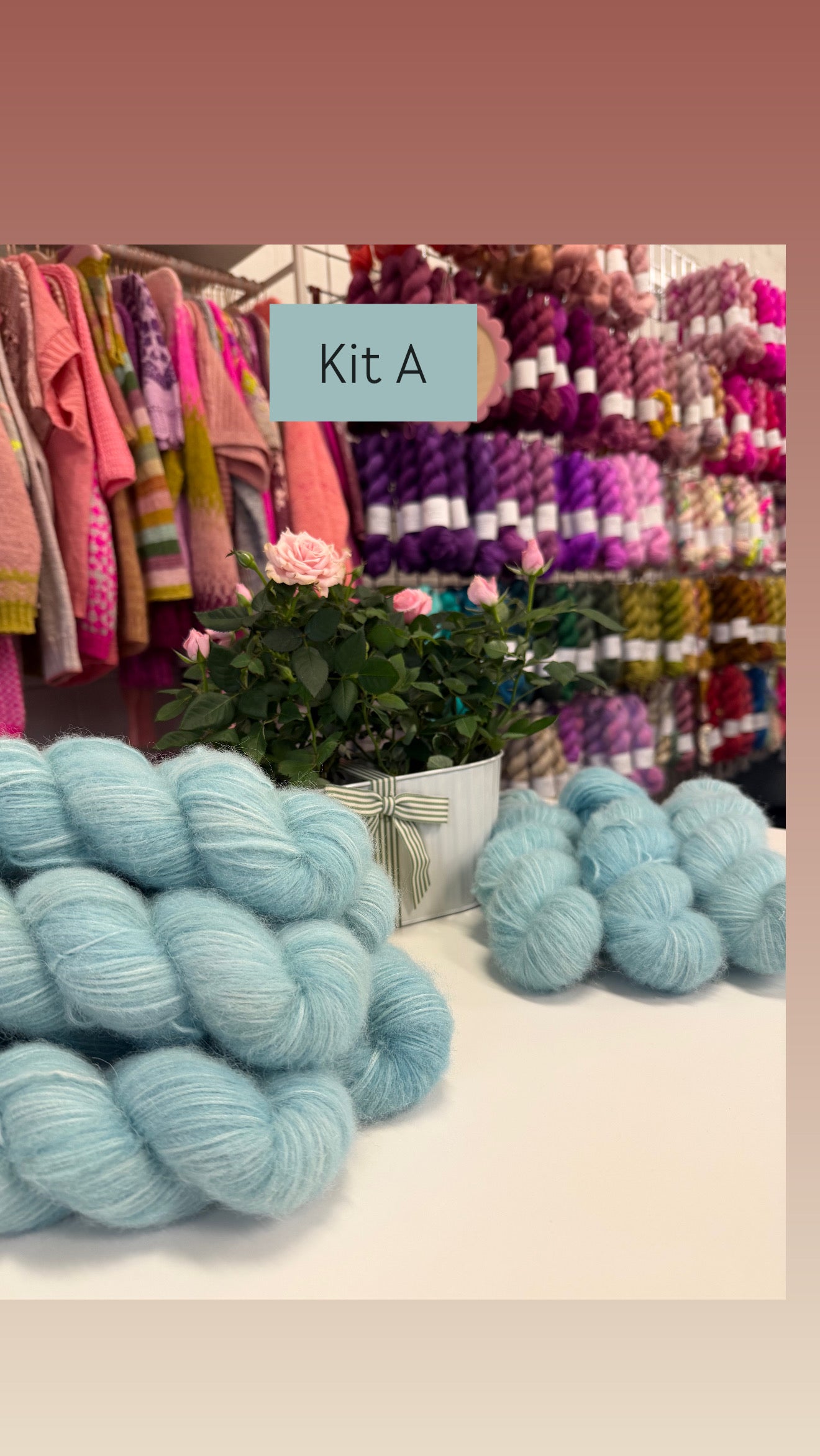 Poppy Pullover Kit by Andrea Mowry (Air Blown Alpaca Cotton)