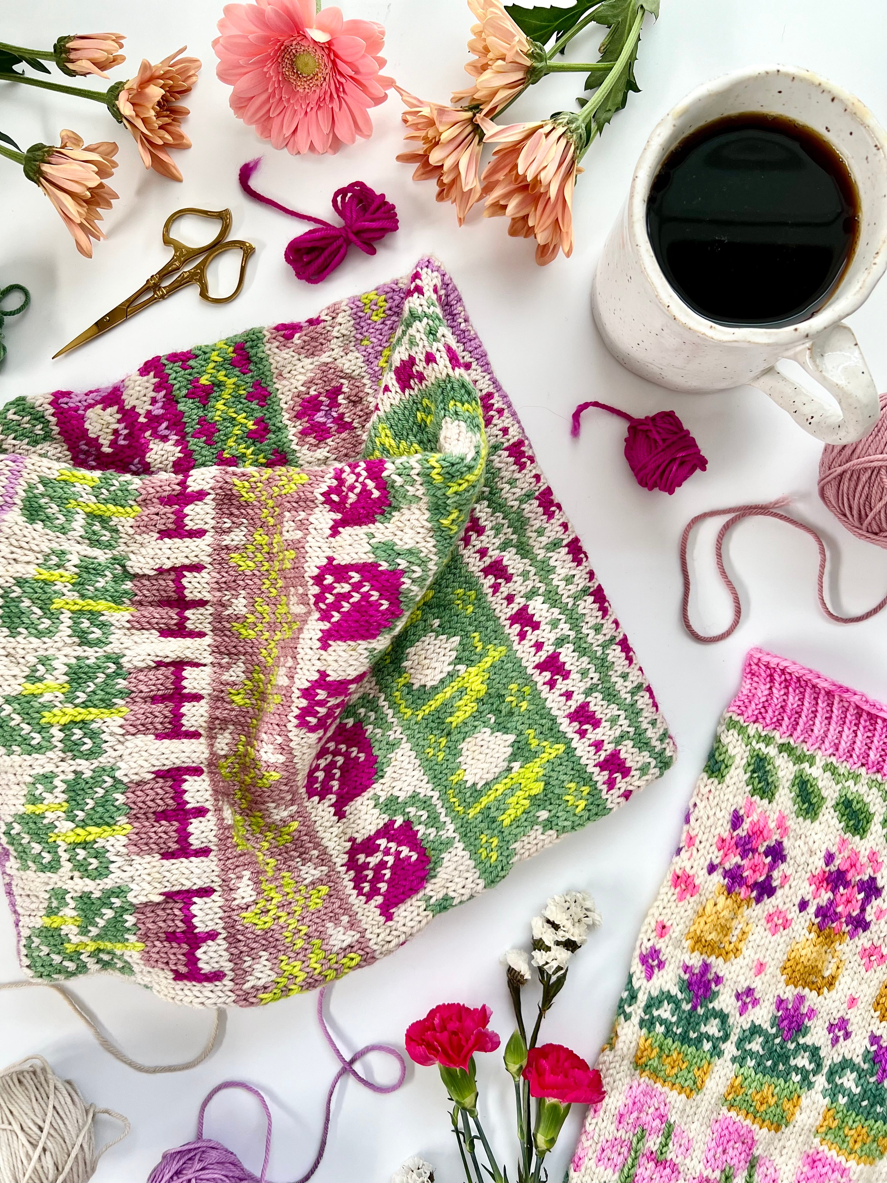 Botanical Doodle Deck by Pacific Knit Co