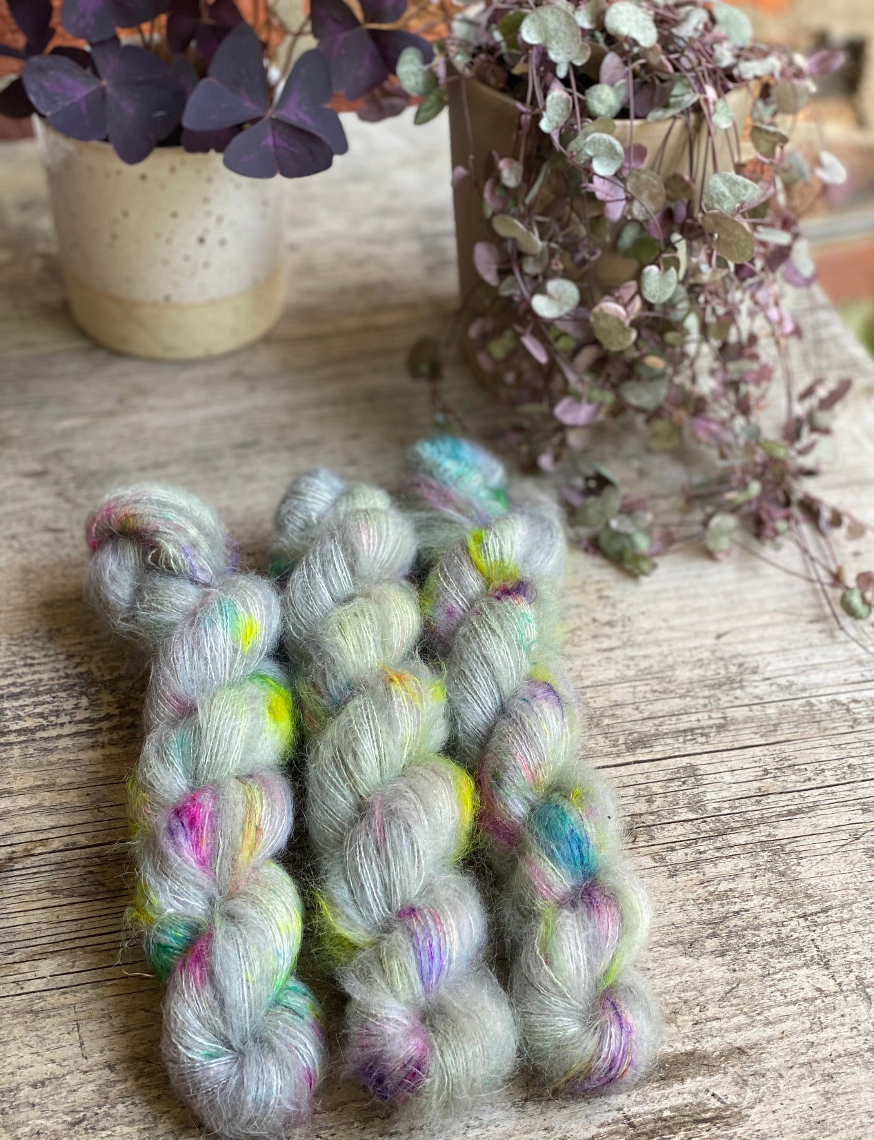 Dyed to order - Everyone is welcome in my garden colourway