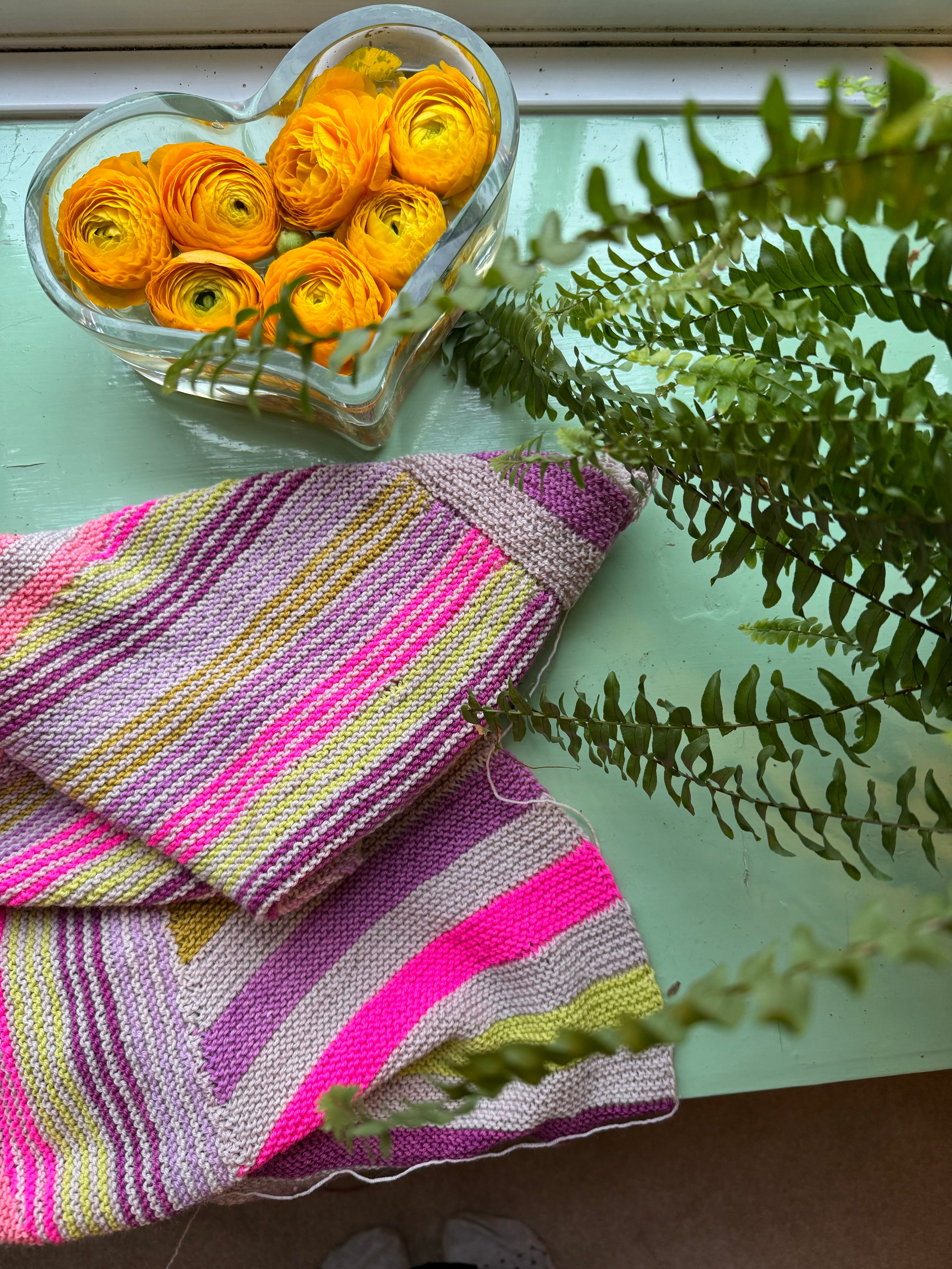 Stripeometry Shawl kit by Stephen West