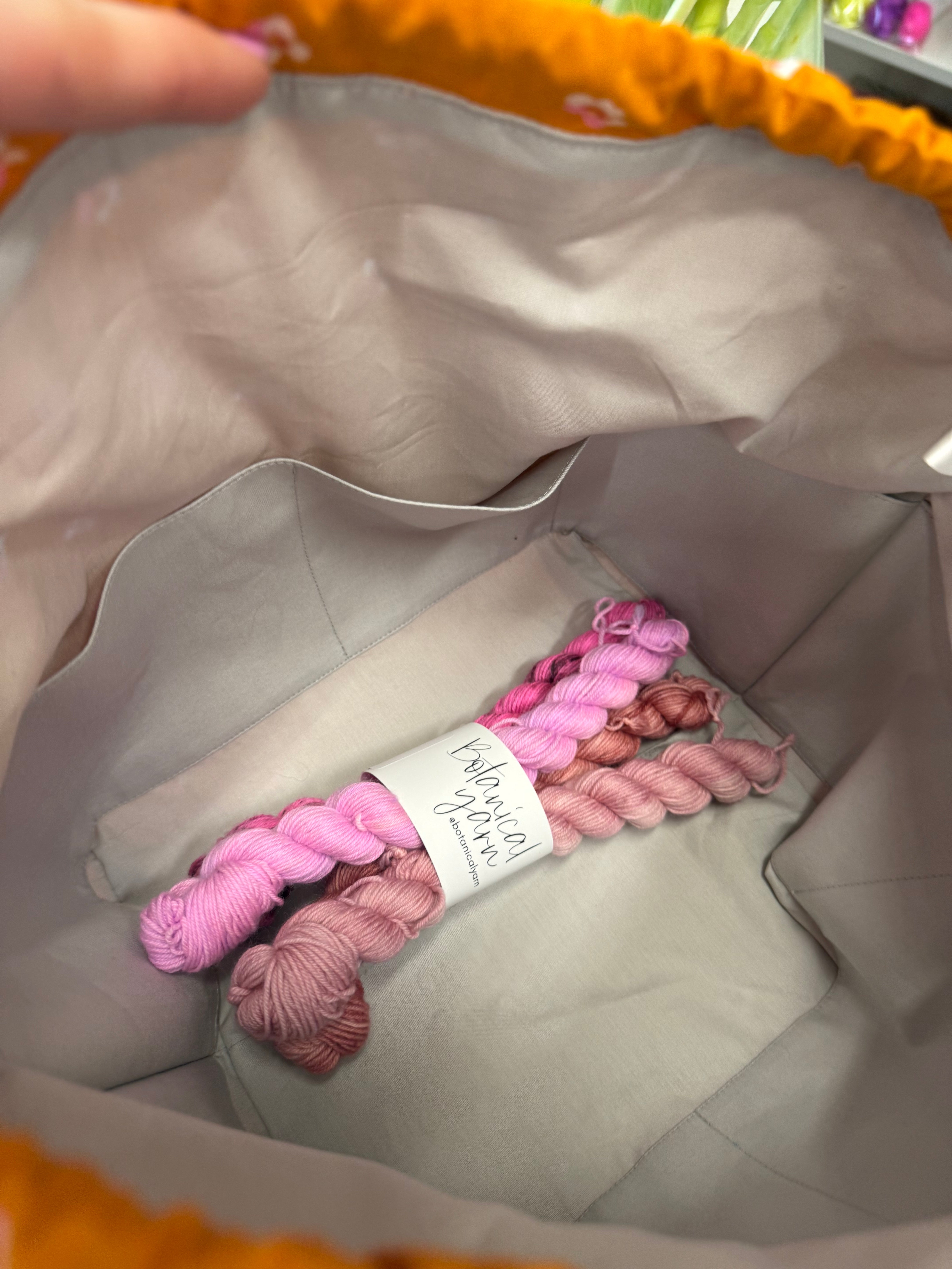 Made to order - Project Bag Style 01 - Viola